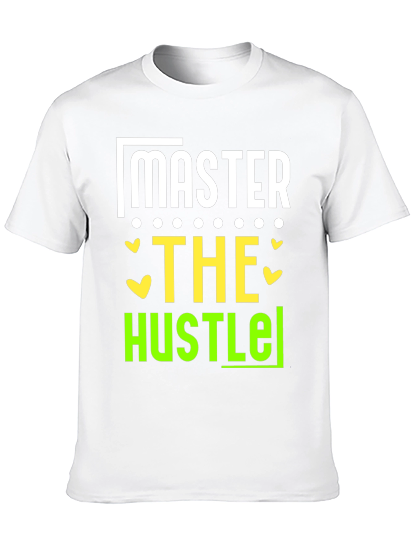 Master The Hustle Black Graphic Tee