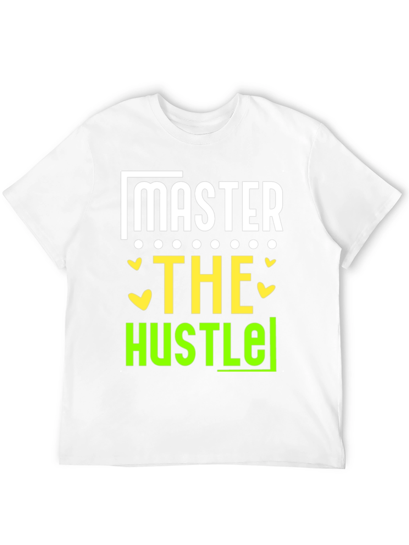 Master The Hustle Black Graphic Tee