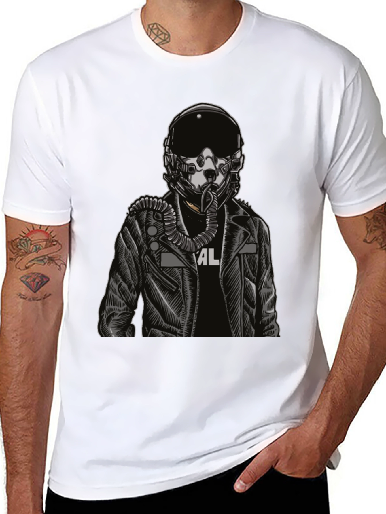 Pilot Graphic Black T-Shirt