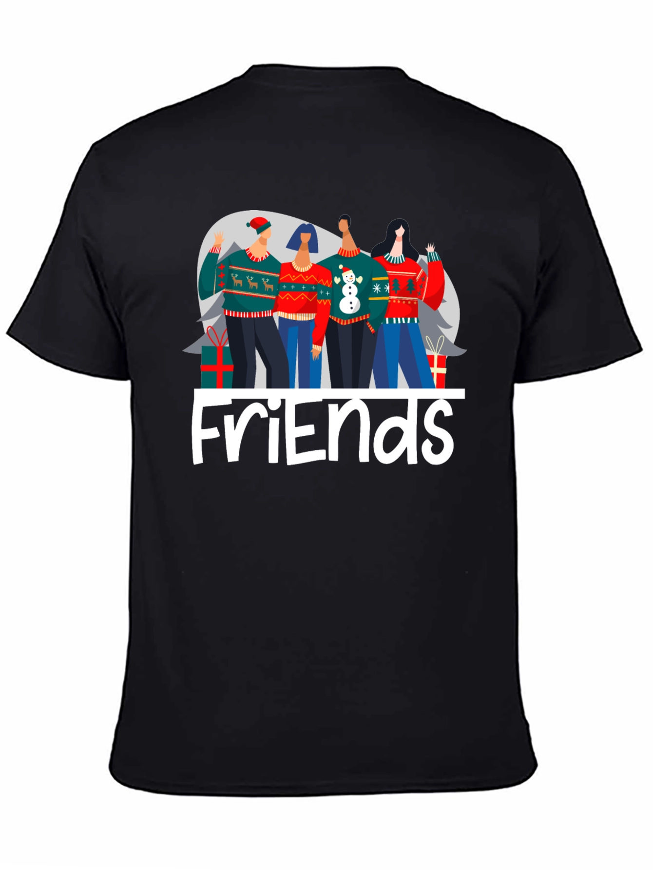 Friends Christmas Sweater T-Shirt