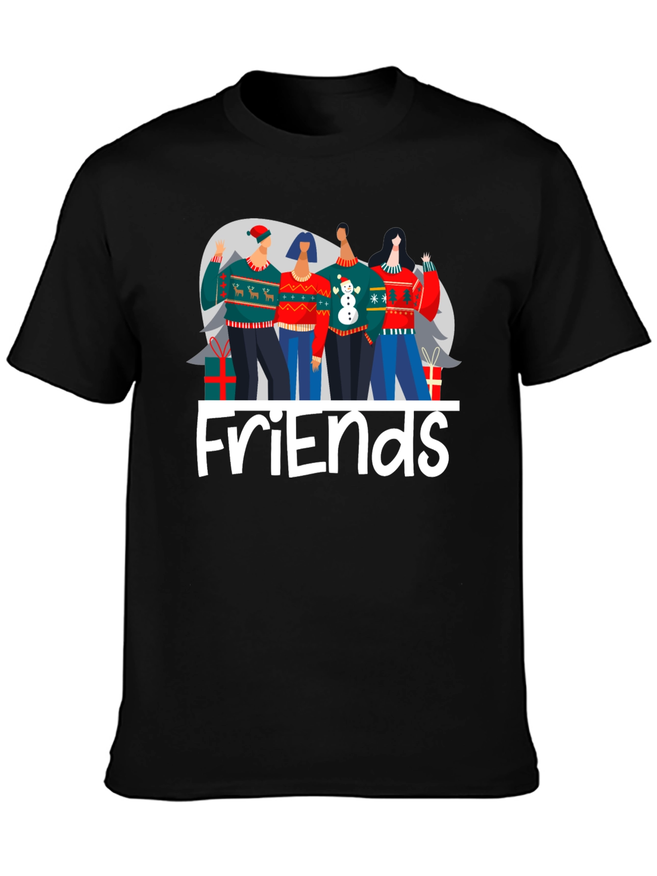 Friends Christmas Sweater T-Shirt