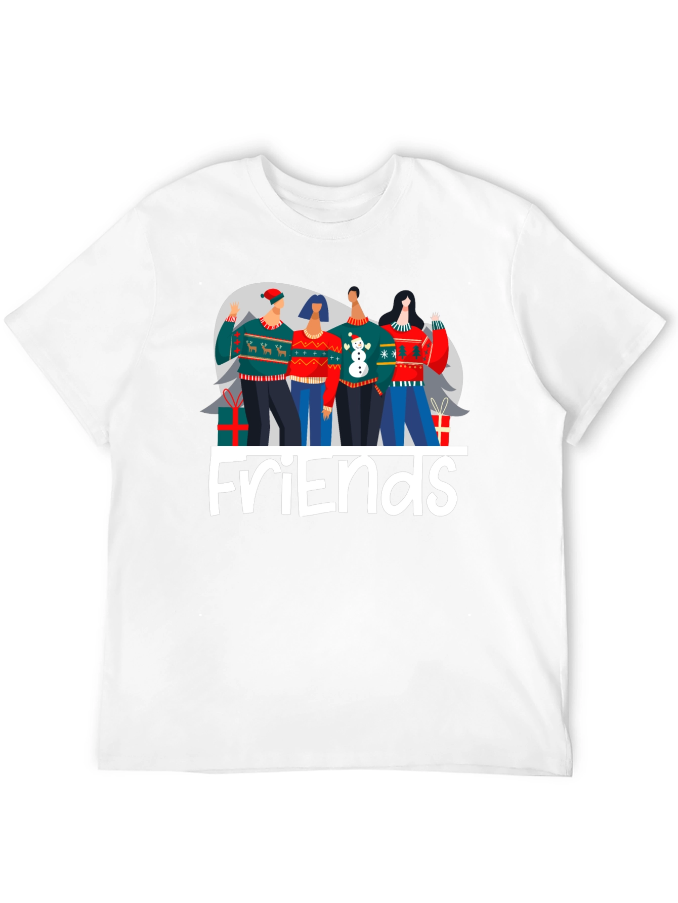 Friends Christmas Sweater T-Shirt