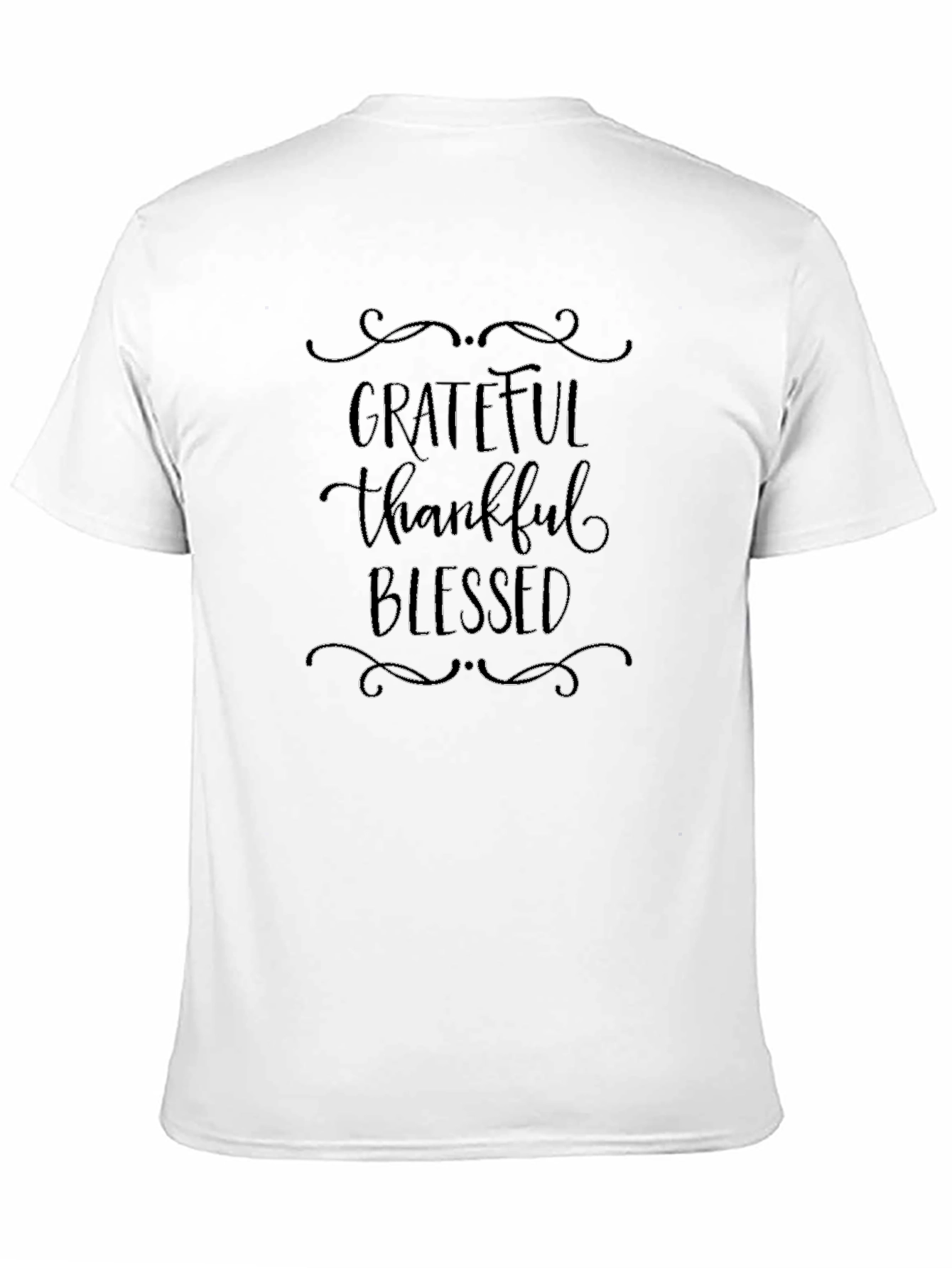 Grateful Thankful Blessed Graphic T-Shirt