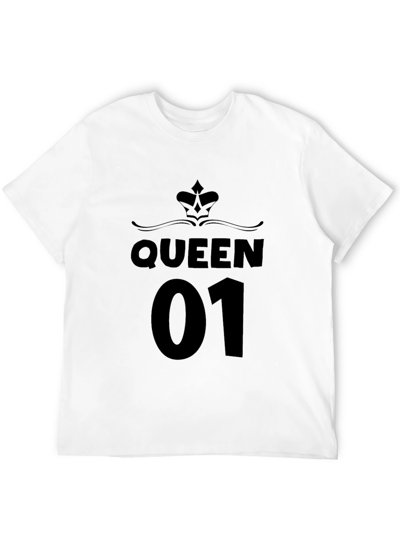 Queen 01 Graphic Black T-Shirt
