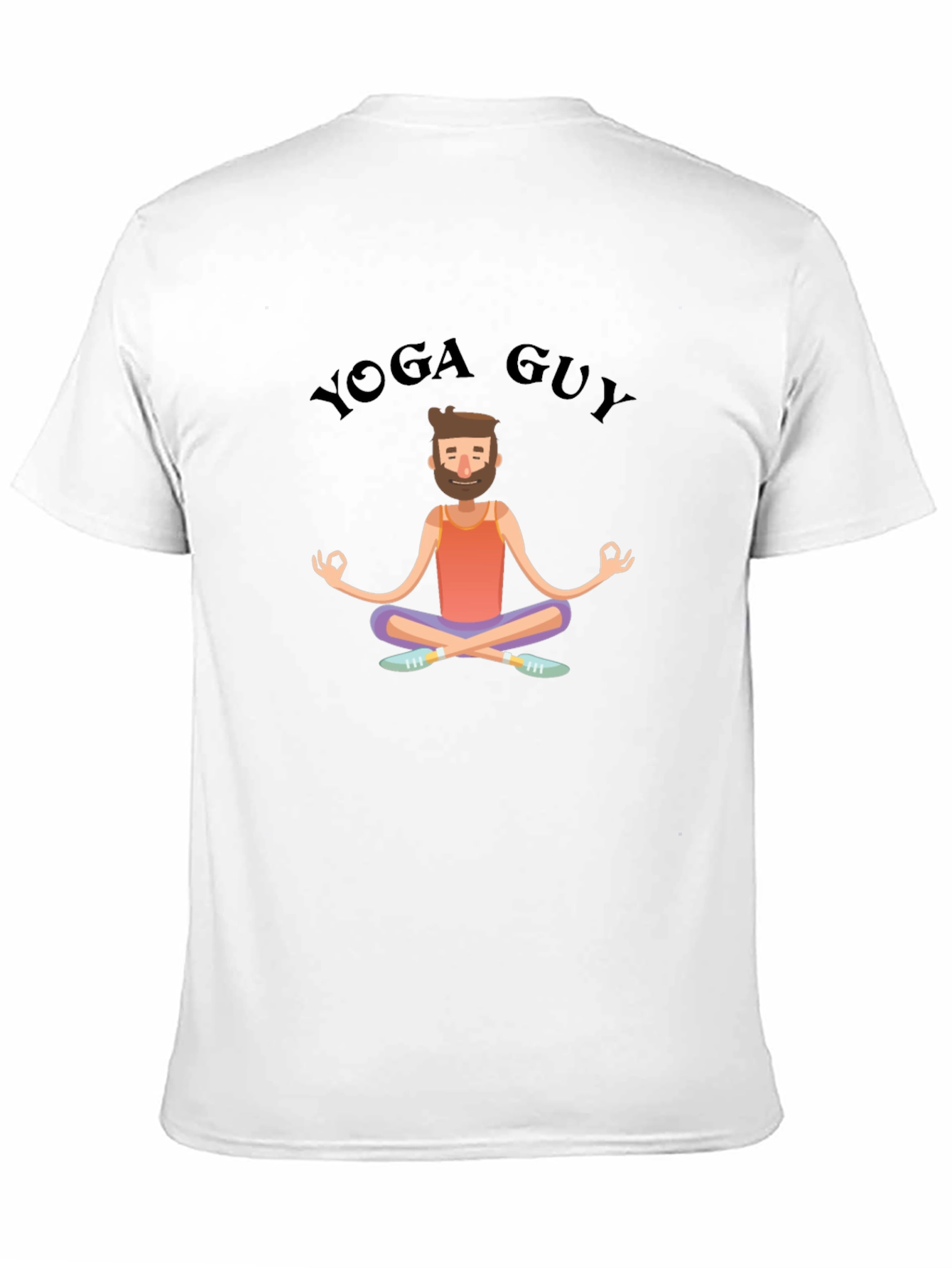 Yoga Guy T-Shirt - Meditating Man Tee