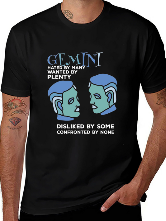 Gemini Zodiac T-Shirt: Hated by Many Wanted by Plenty Tee