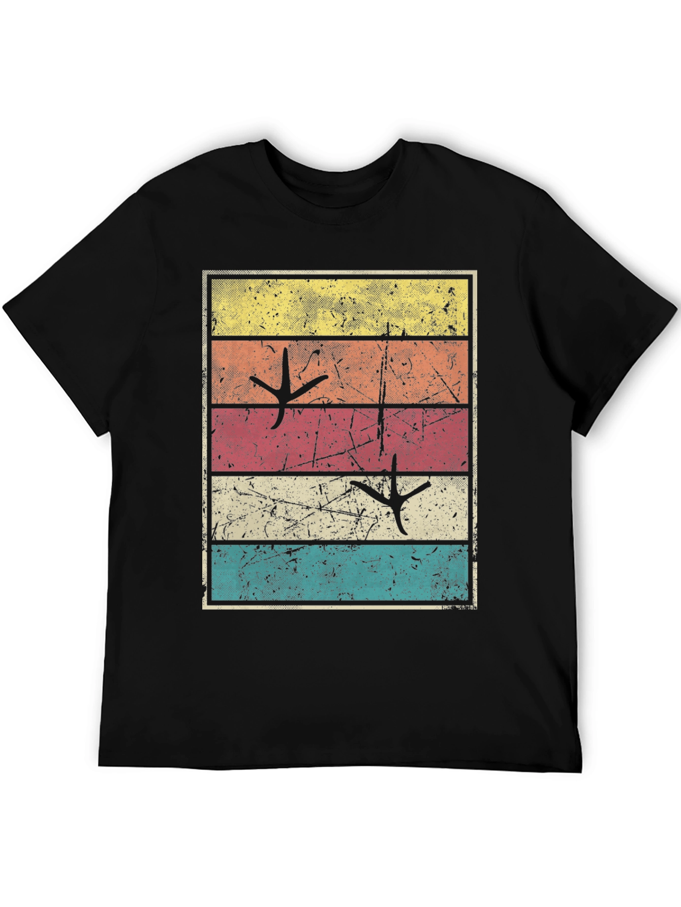 Retro Turkey Tracks Graphic Tee - Thanksgiving Shirt