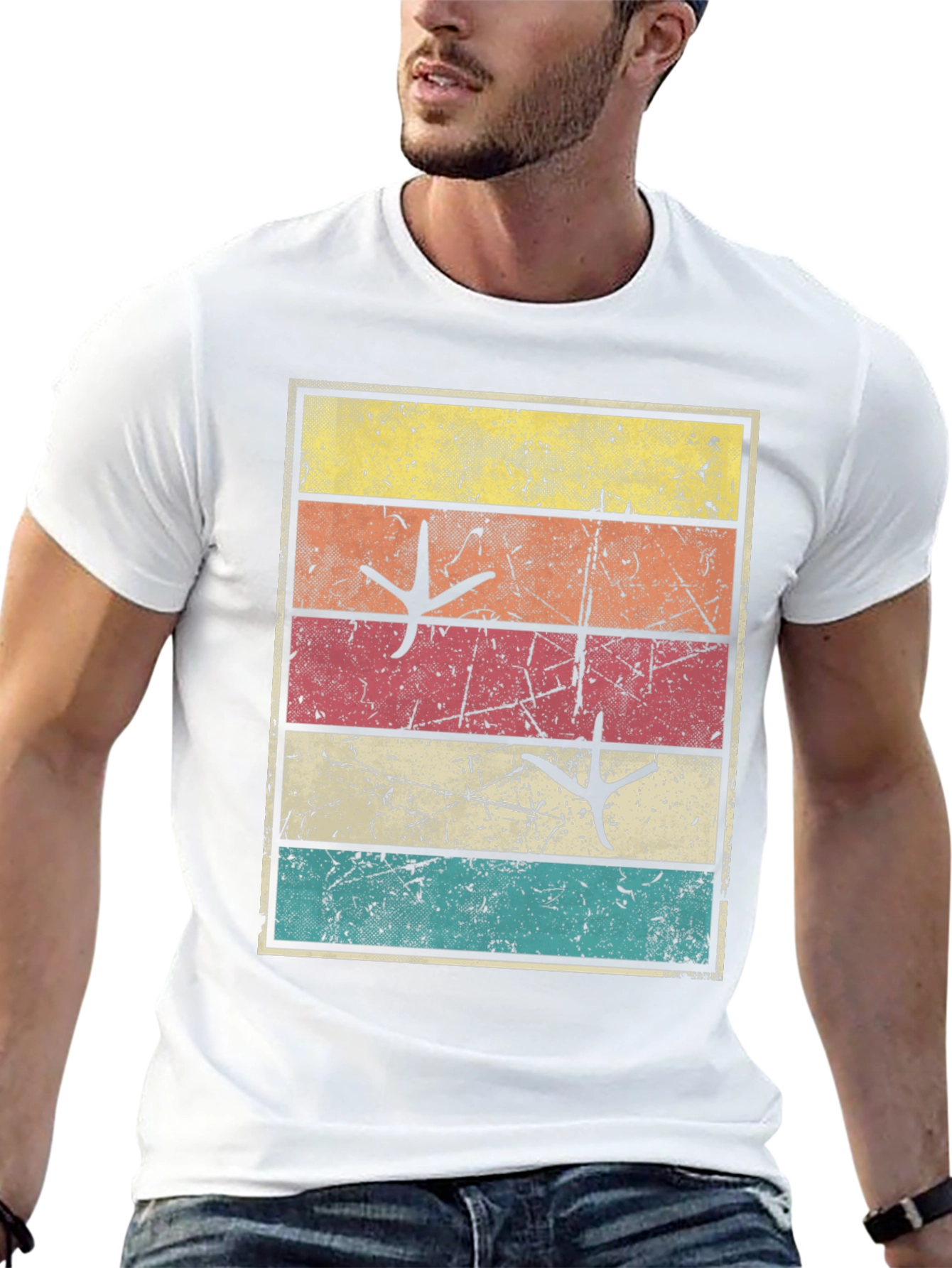 Retro Turkey Tracks Graphic Tee - Thanksgiving Shirt