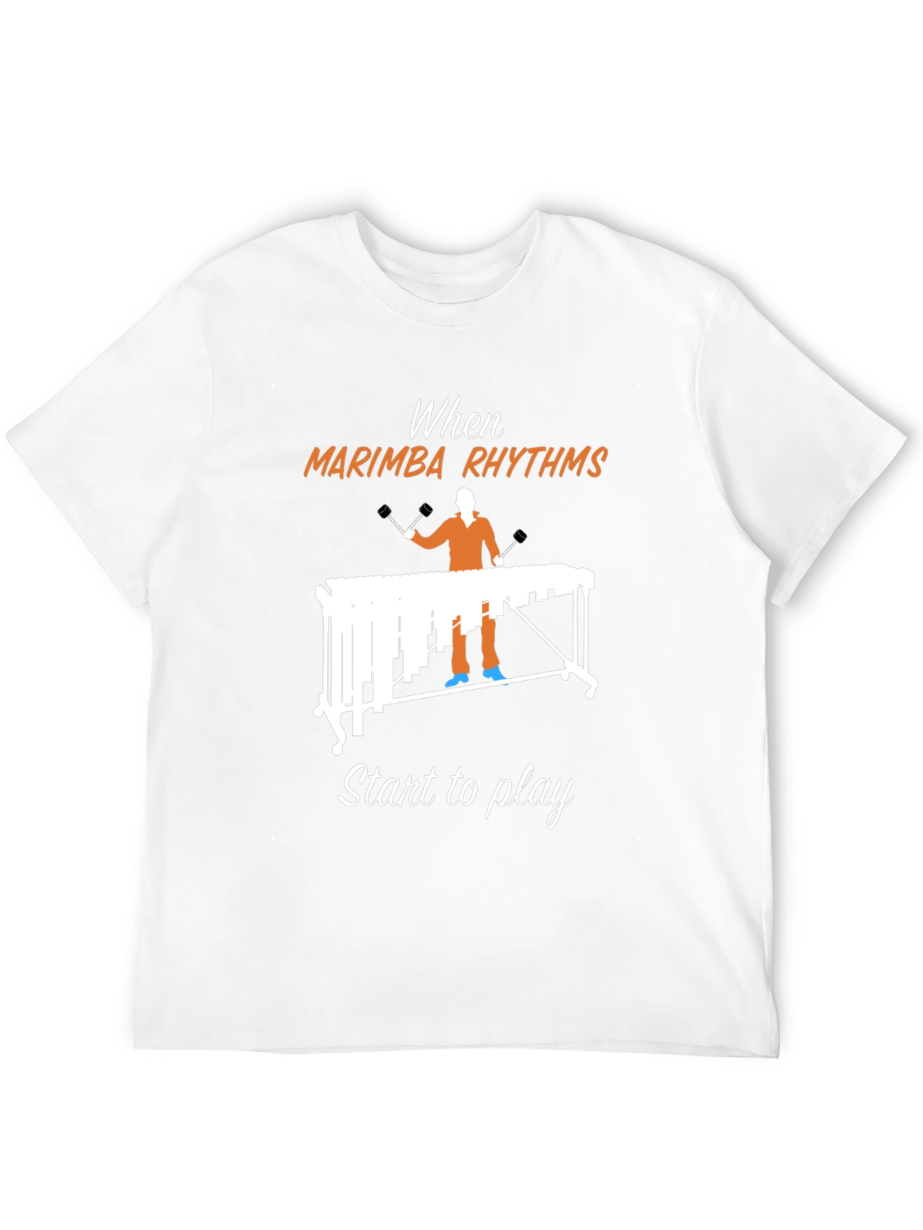 Marimba Rhythms Graphic Tee - Music Lovers T-Shirt