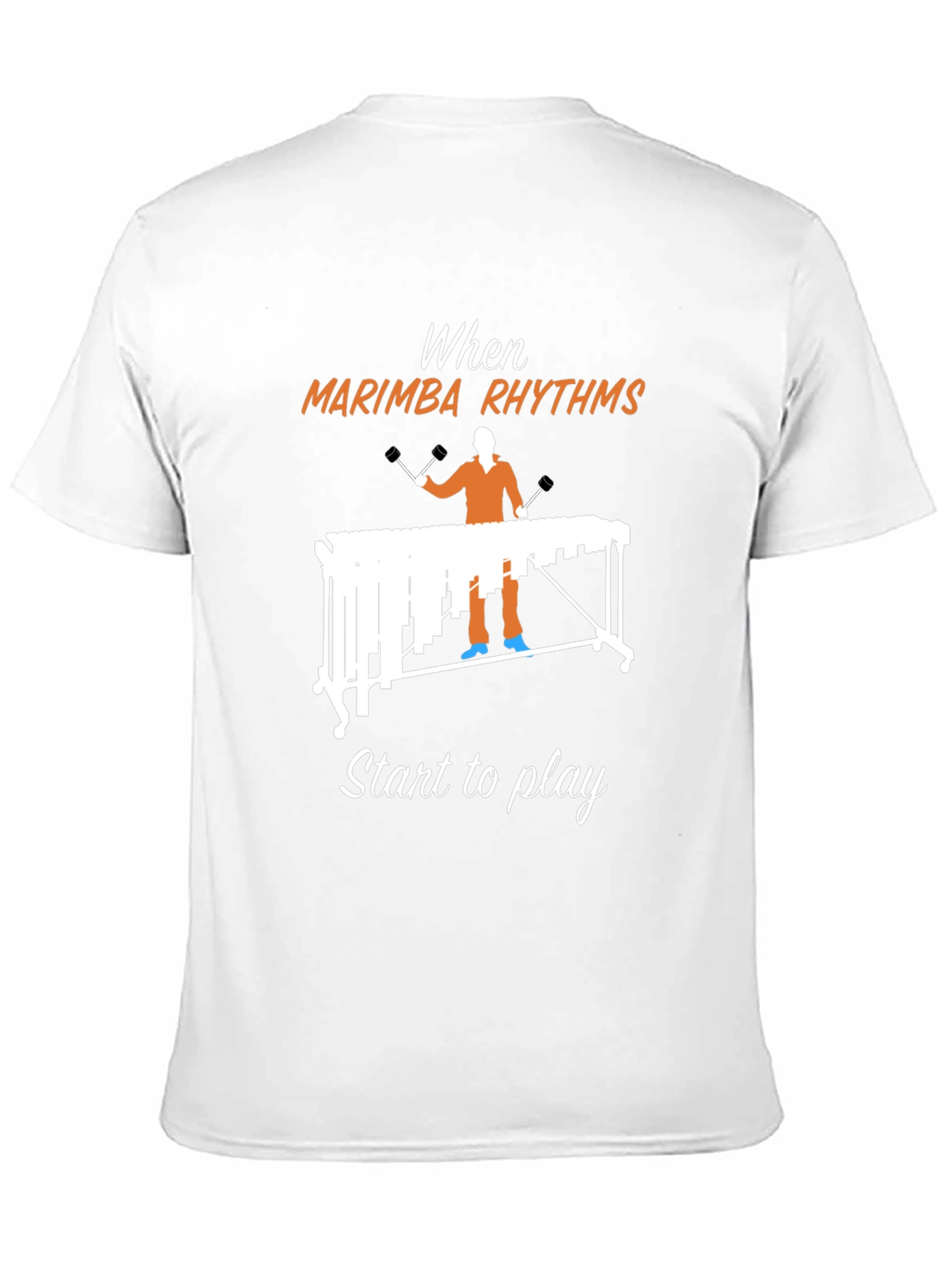 Marimba Rhythms Graphic Tee - Music Lovers T-Shirt