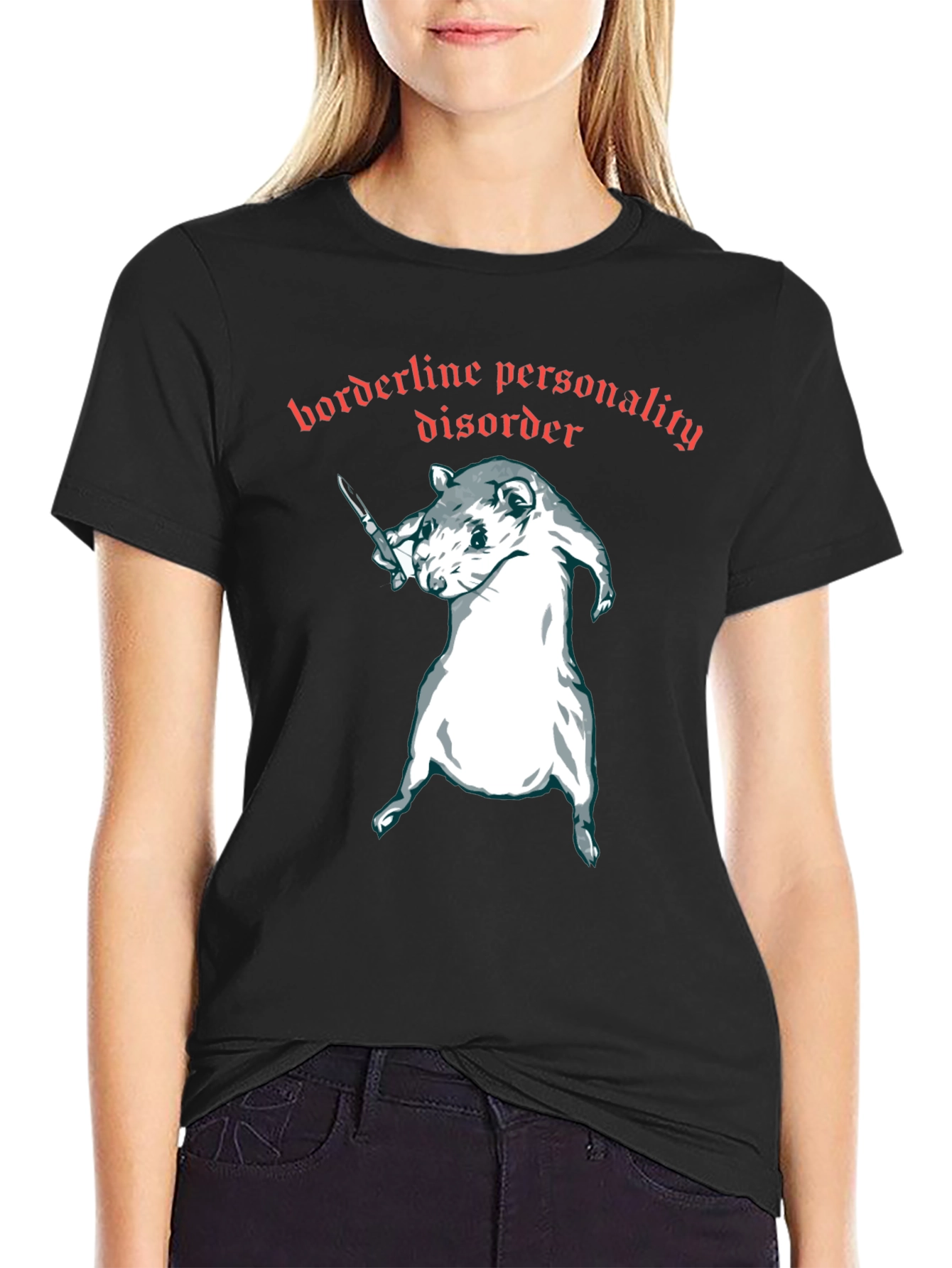 Borderline Personality Disorder Rat T-Shirt
