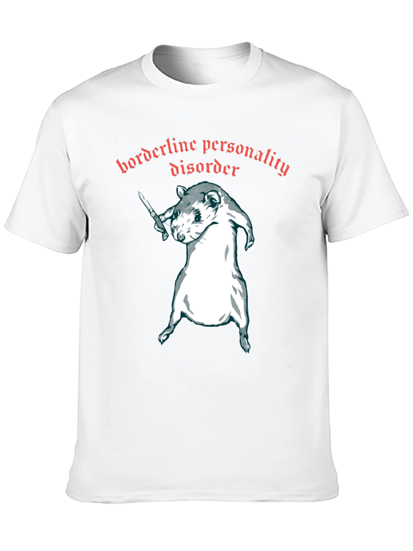 Borderline Personality Disorder Rat T-Shirt
