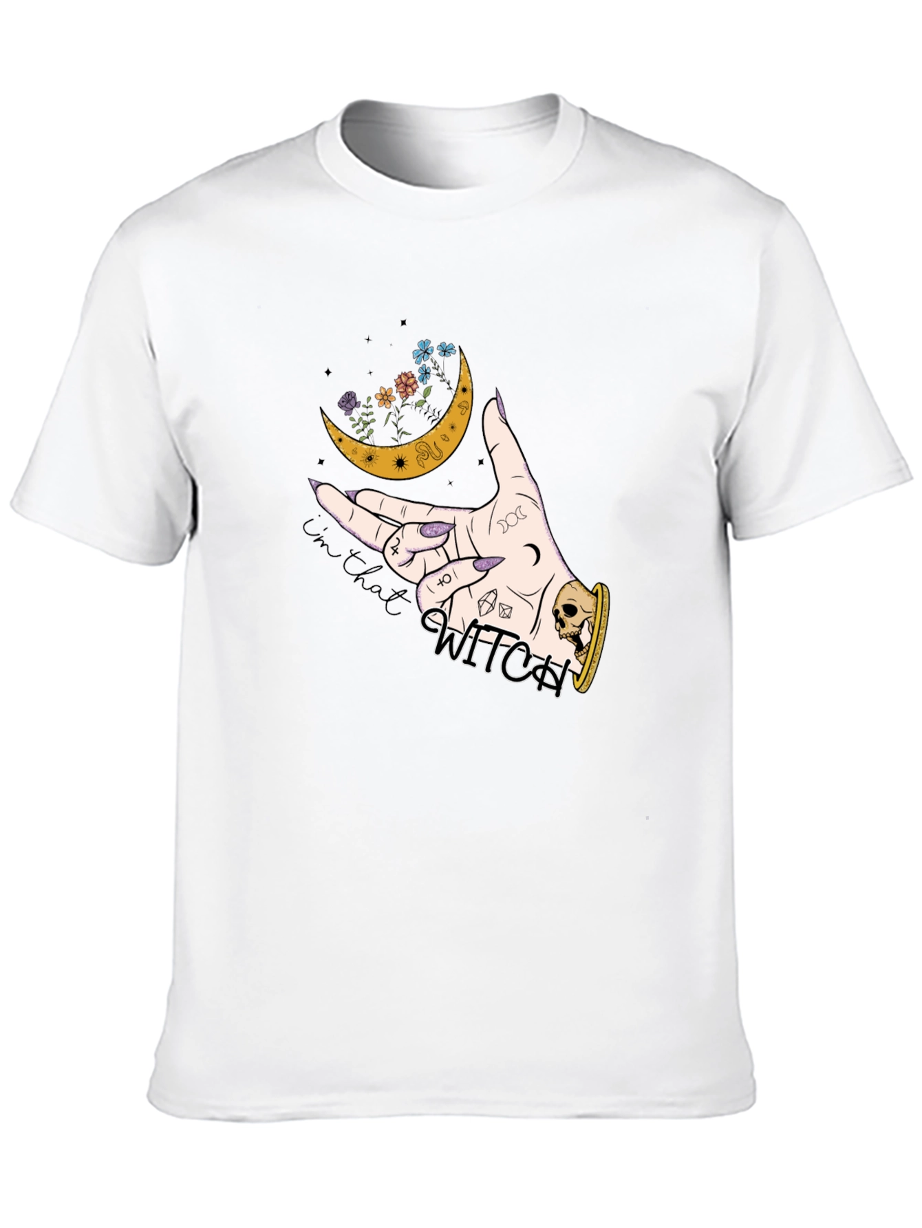 Witchy Moon Graphic T-Shirt