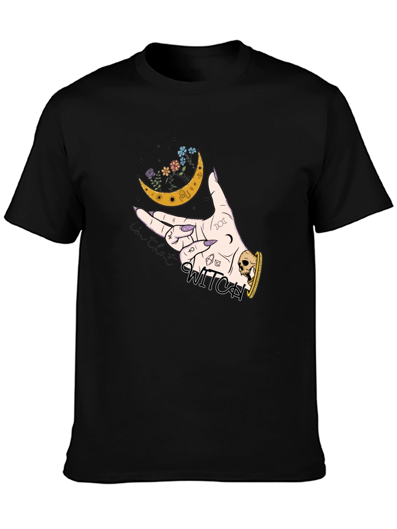 Witchy Moon Graphic T-Shirt