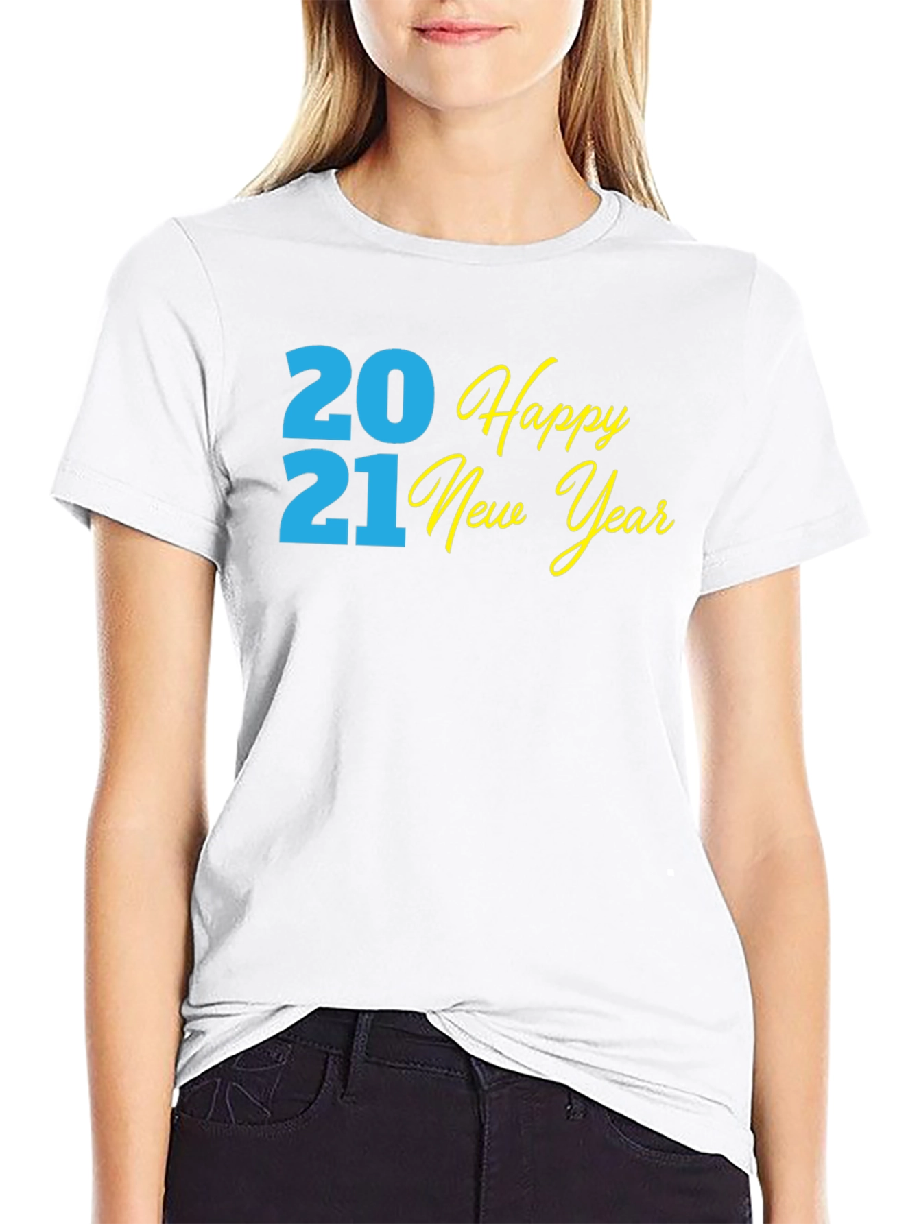 Happy New Year 2021 Black T-Shirt