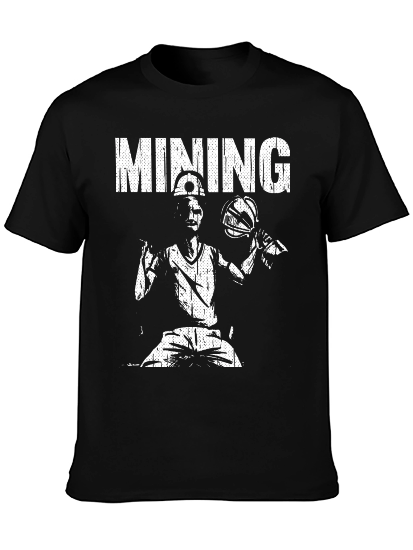 Mining Graphic T-Shirt - Unique Design