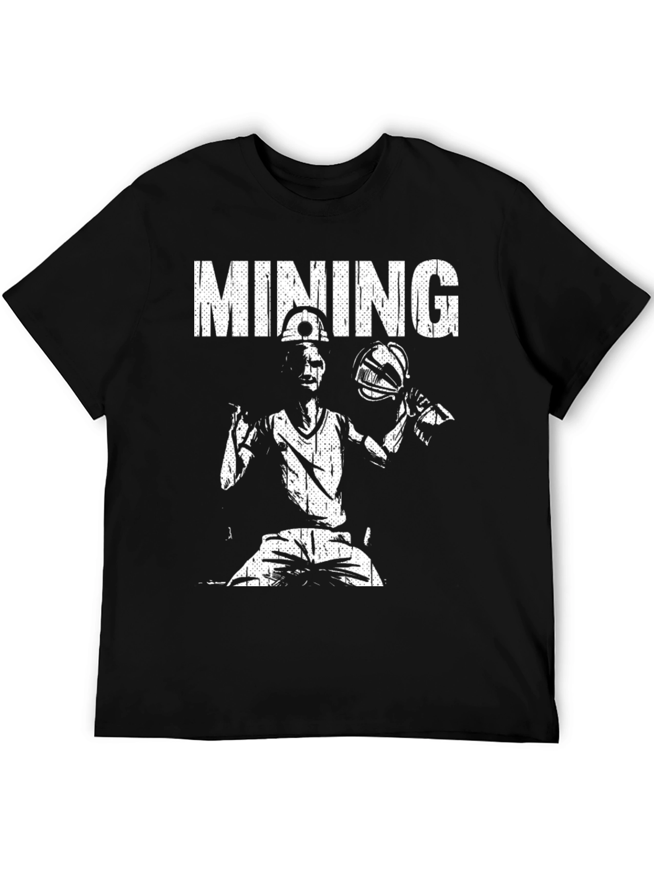 Mining Graphic T-Shirt - Unique Design