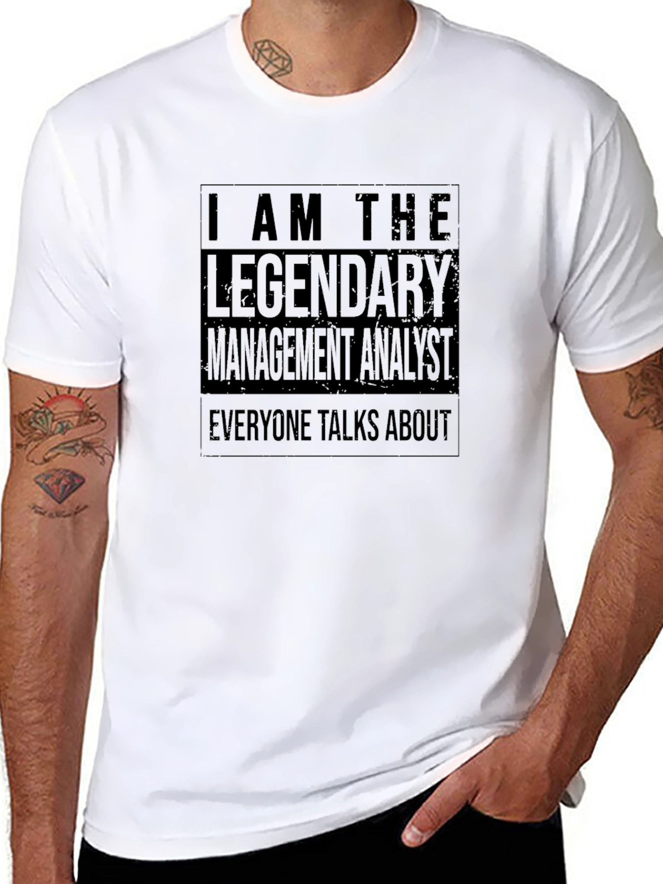 Legendary Management Analyst Black T-Shirt