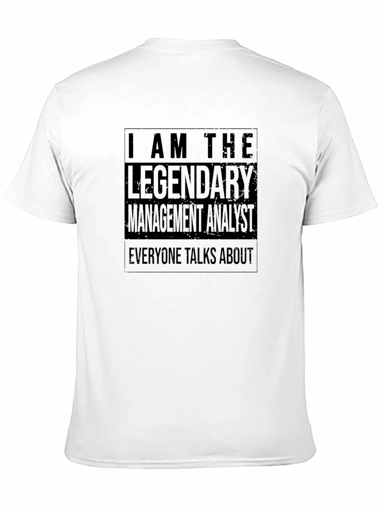 Legendary Management Analyst Black T-Shirt