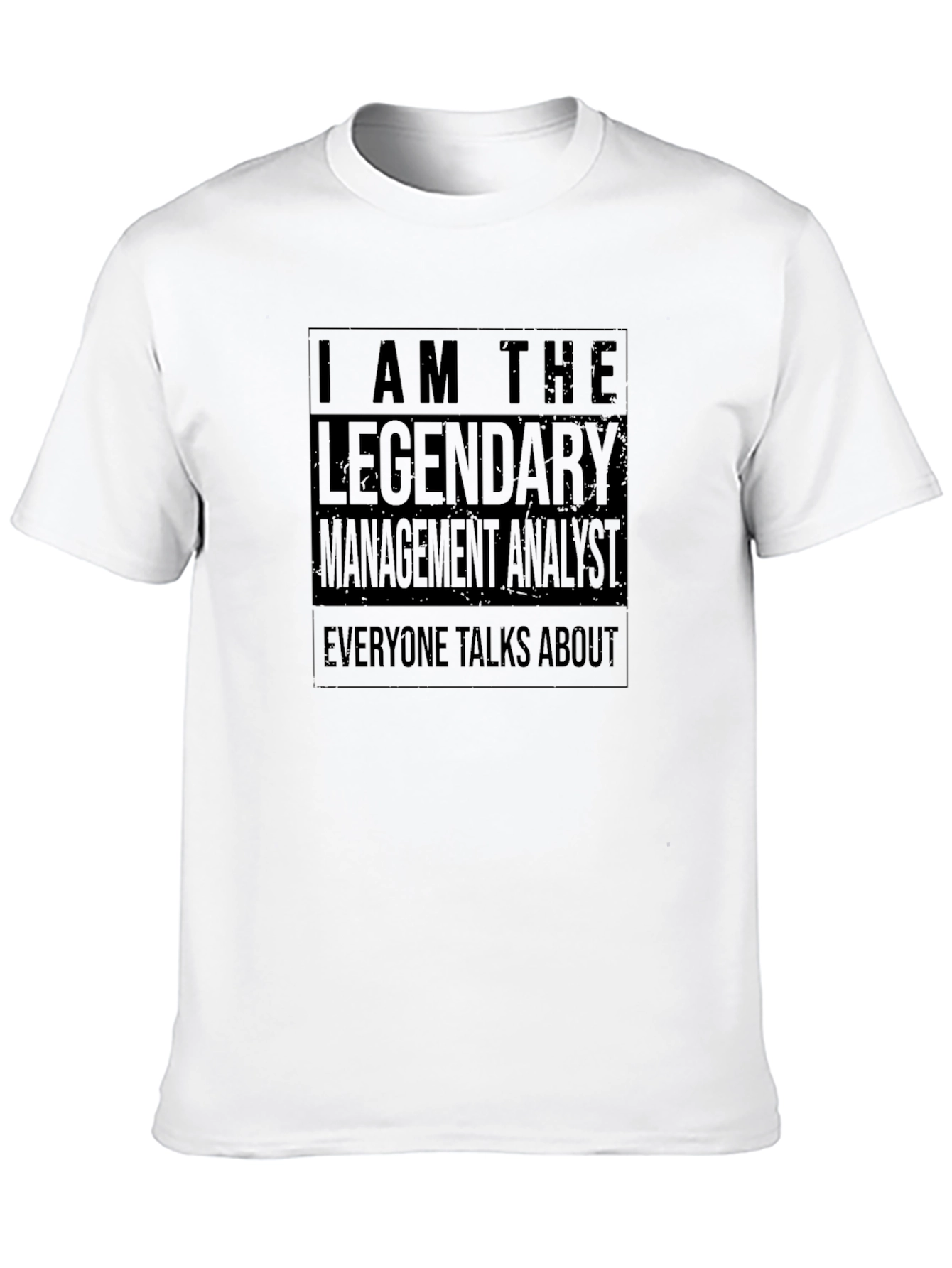Legendary Management Analyst Black T-Shirt