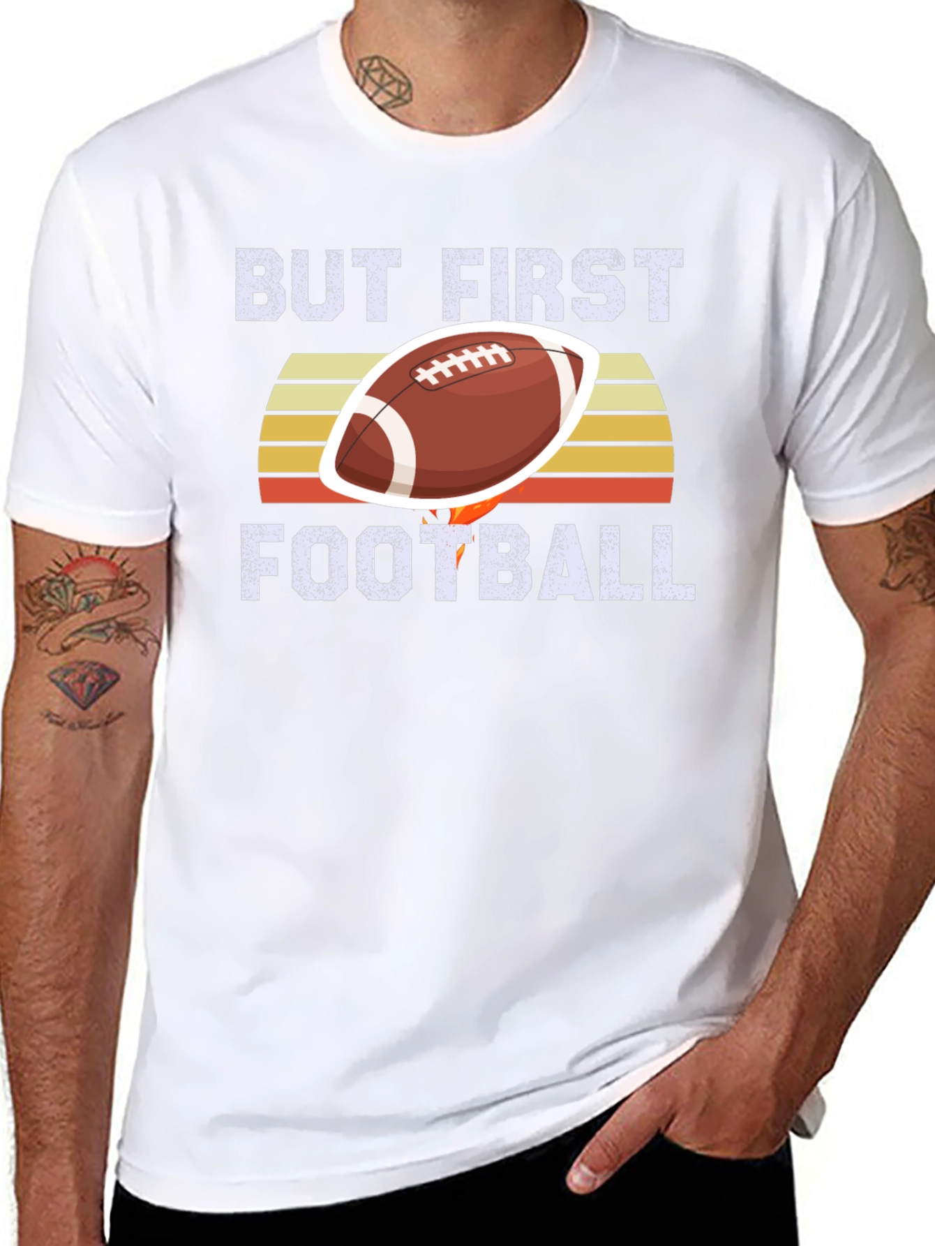 But First Football Graphic Tee