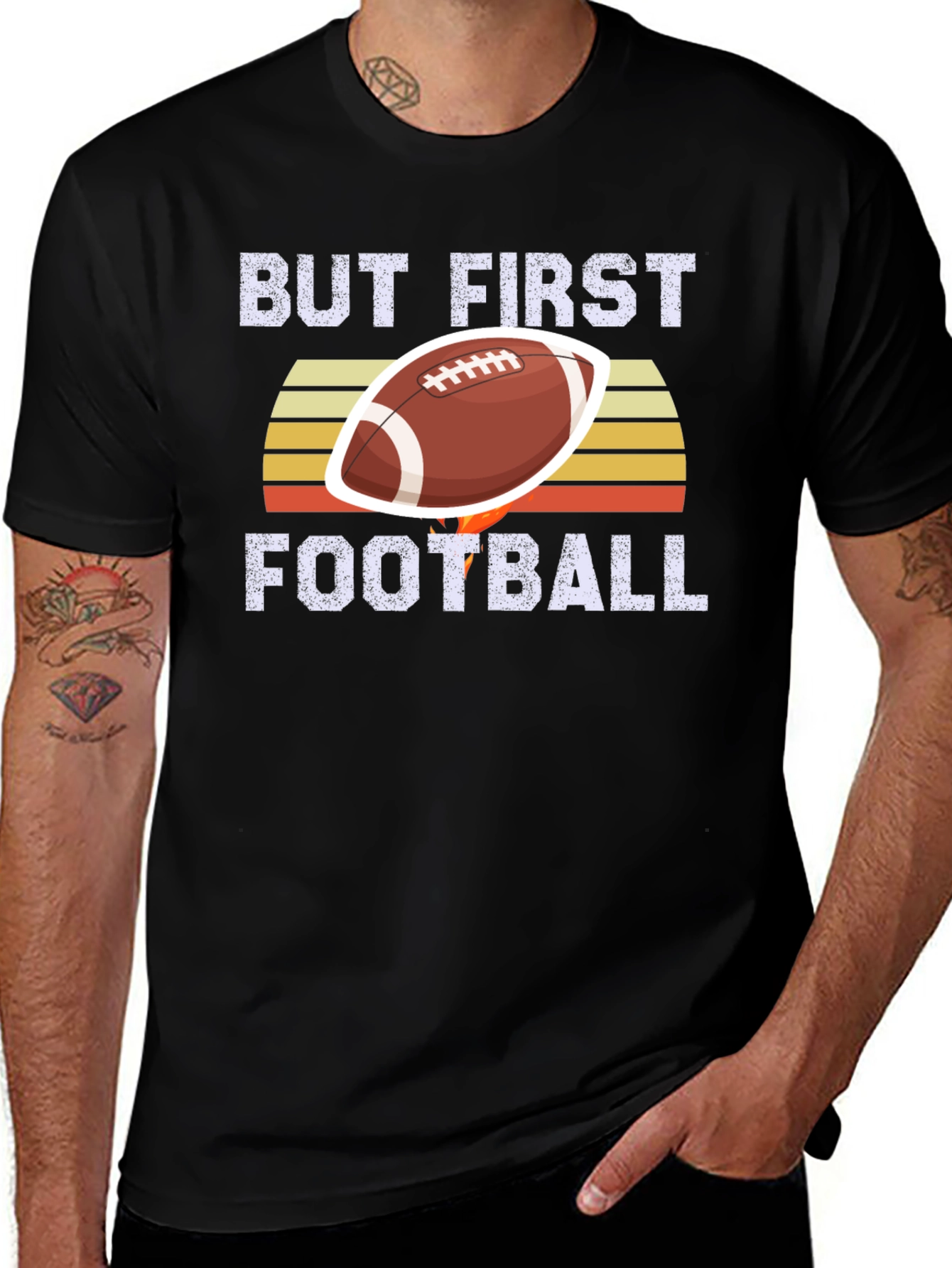 But First Football Graphic Tee