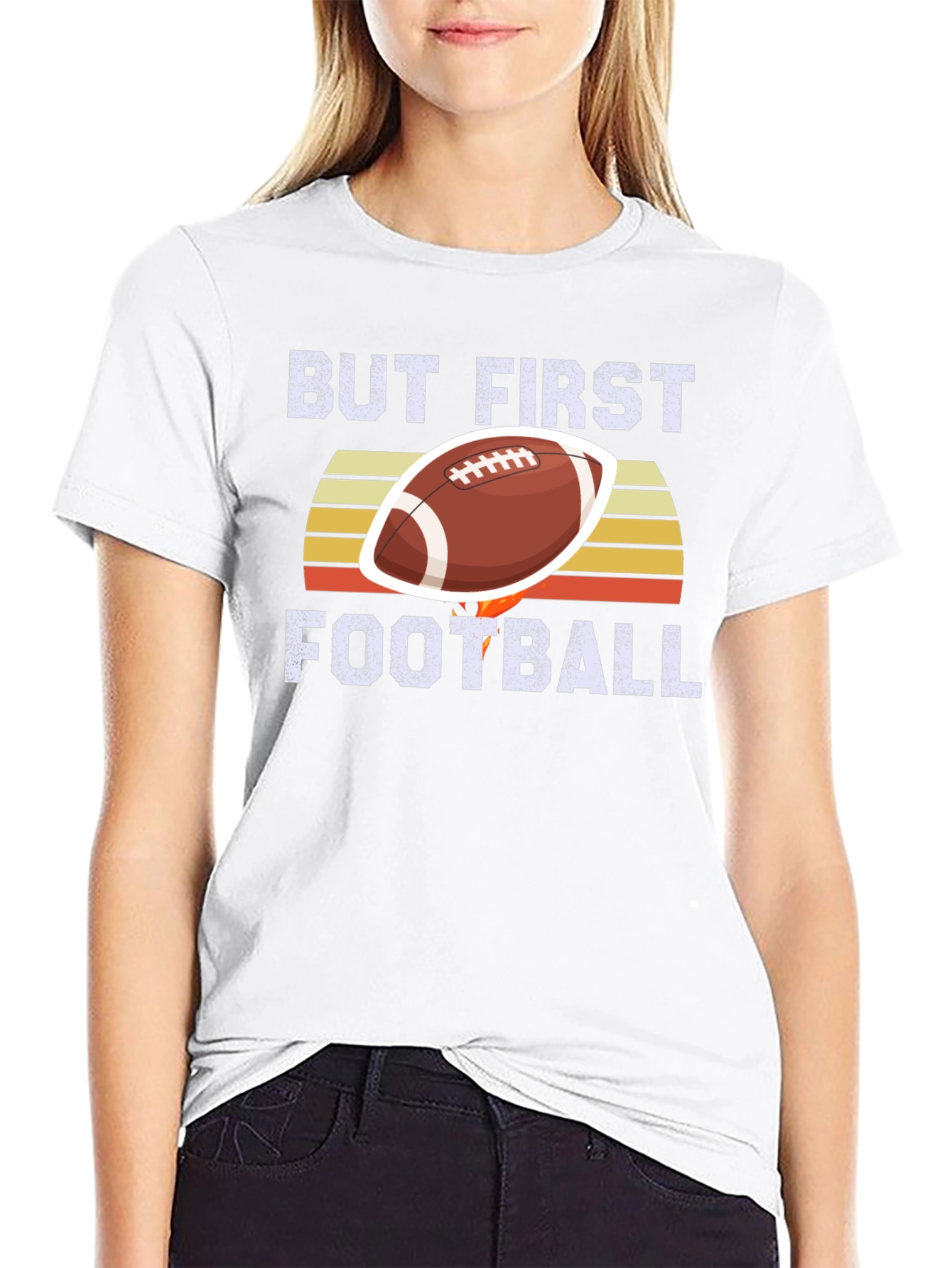 But First Football Graphic Tee