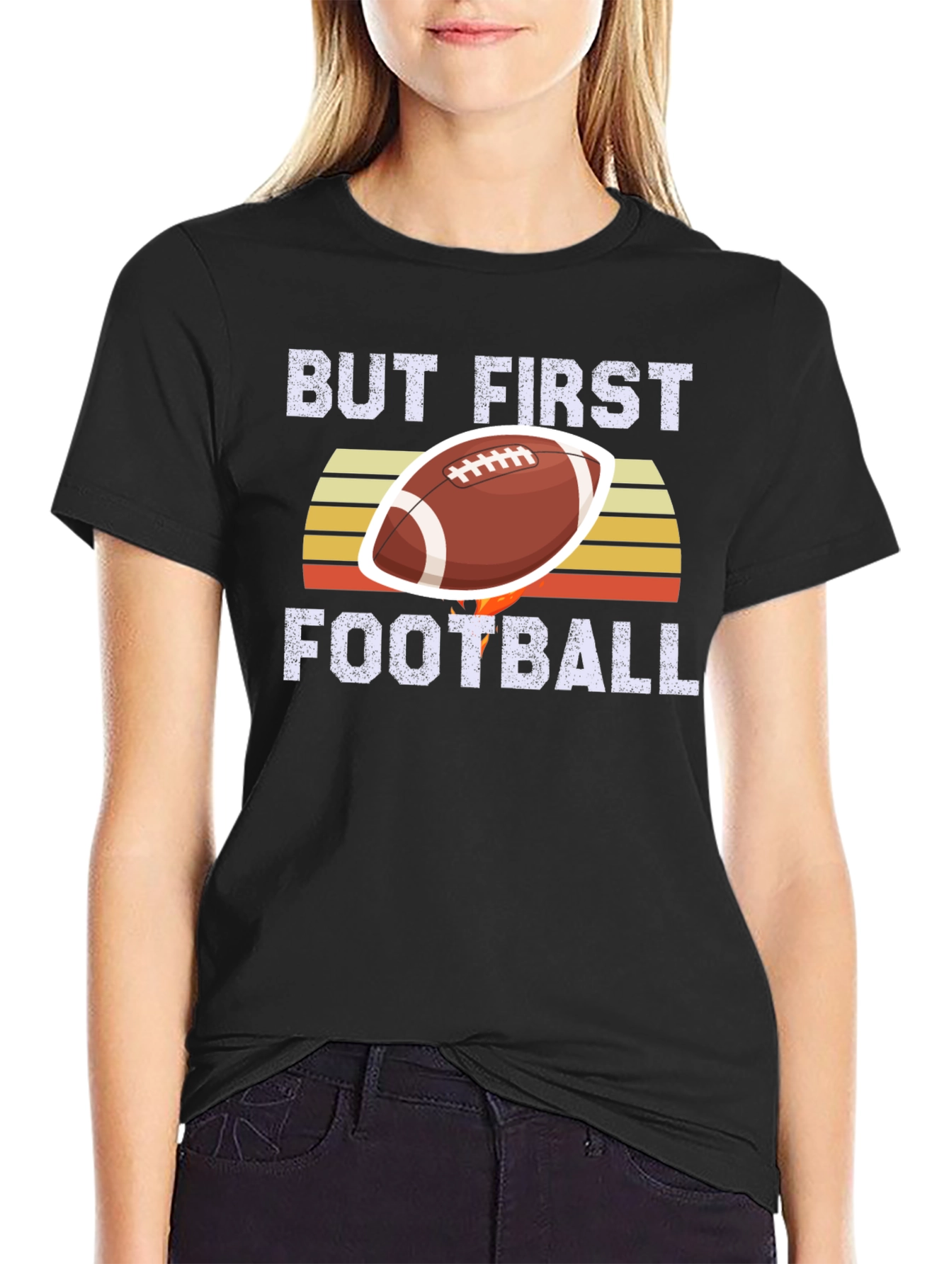 But First Football Graphic Tee
