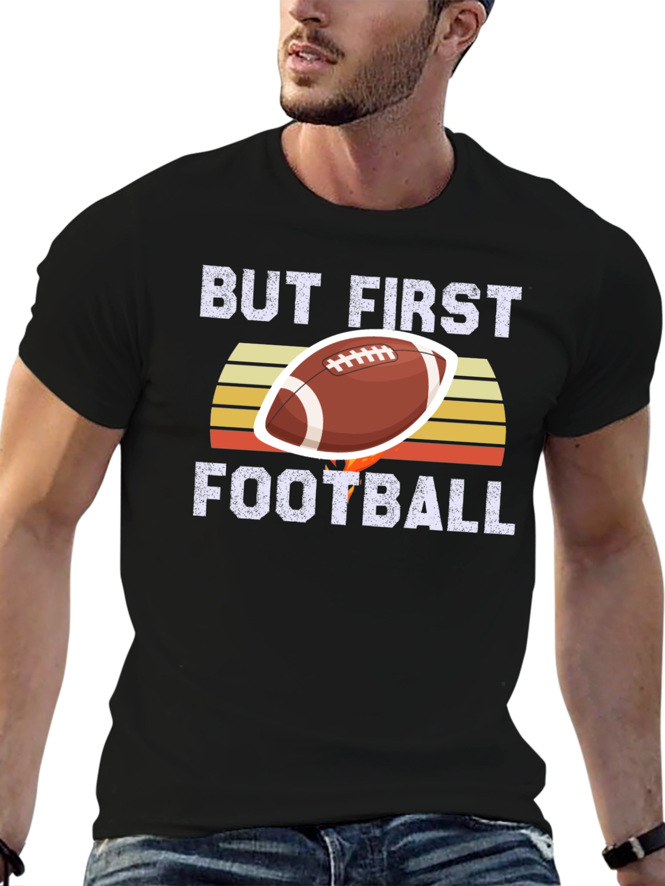 But First Football Graphic Tee