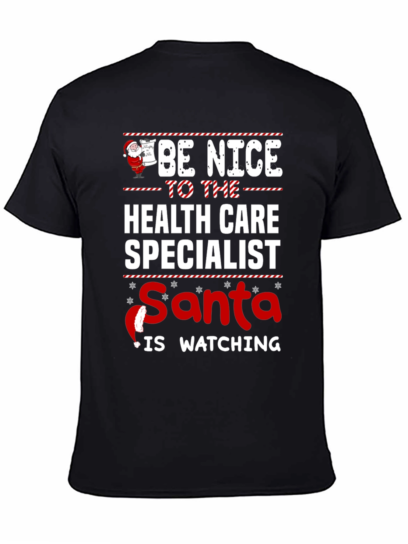 Health Care Specialist Santa Holiday T-Shirt