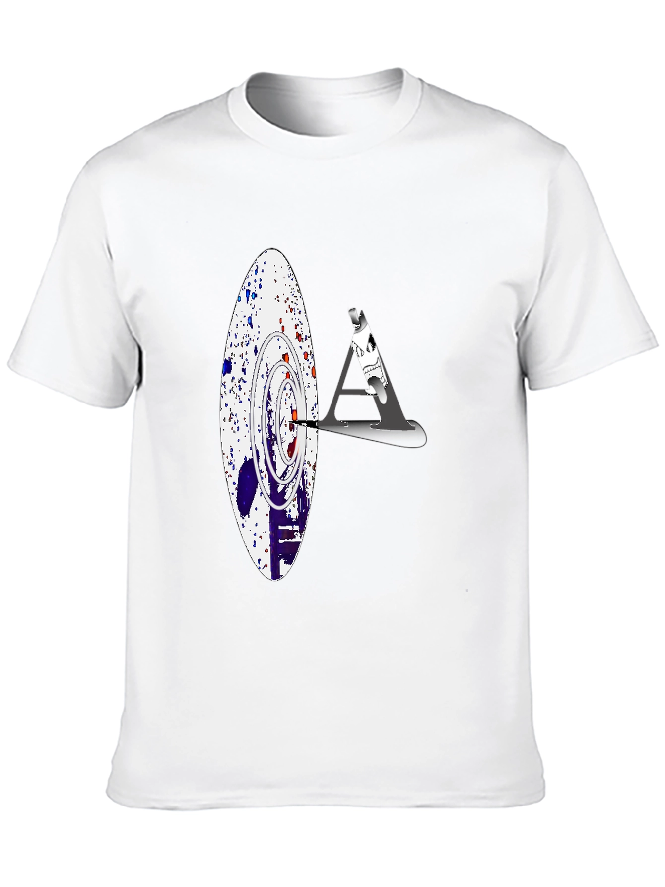 Abstract Target Graphic Tee