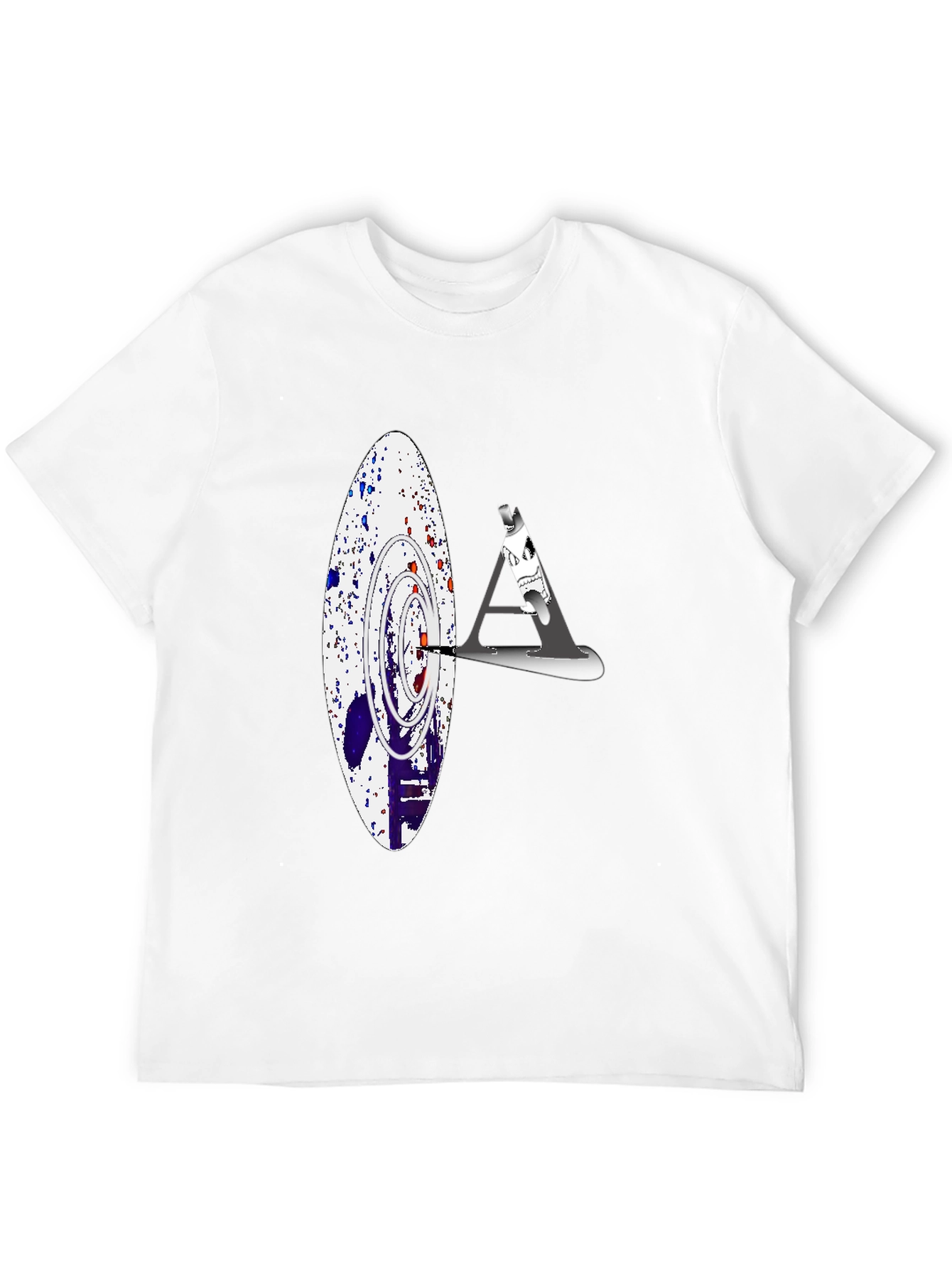 Abstract Target Graphic Tee