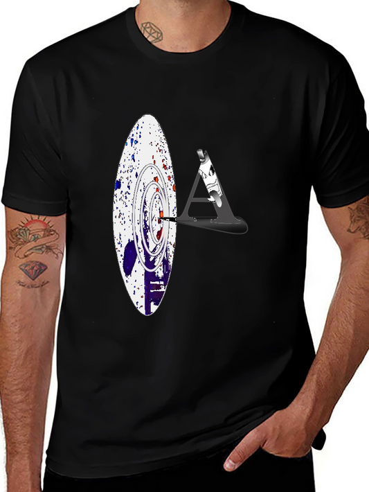 Abstract Target Graphic Tee