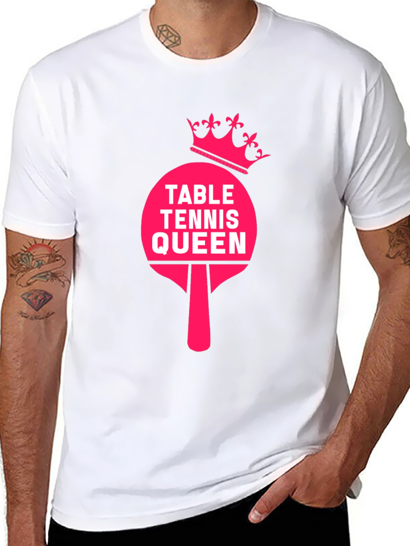 Table Tennis Queen Graphic T-Shirt