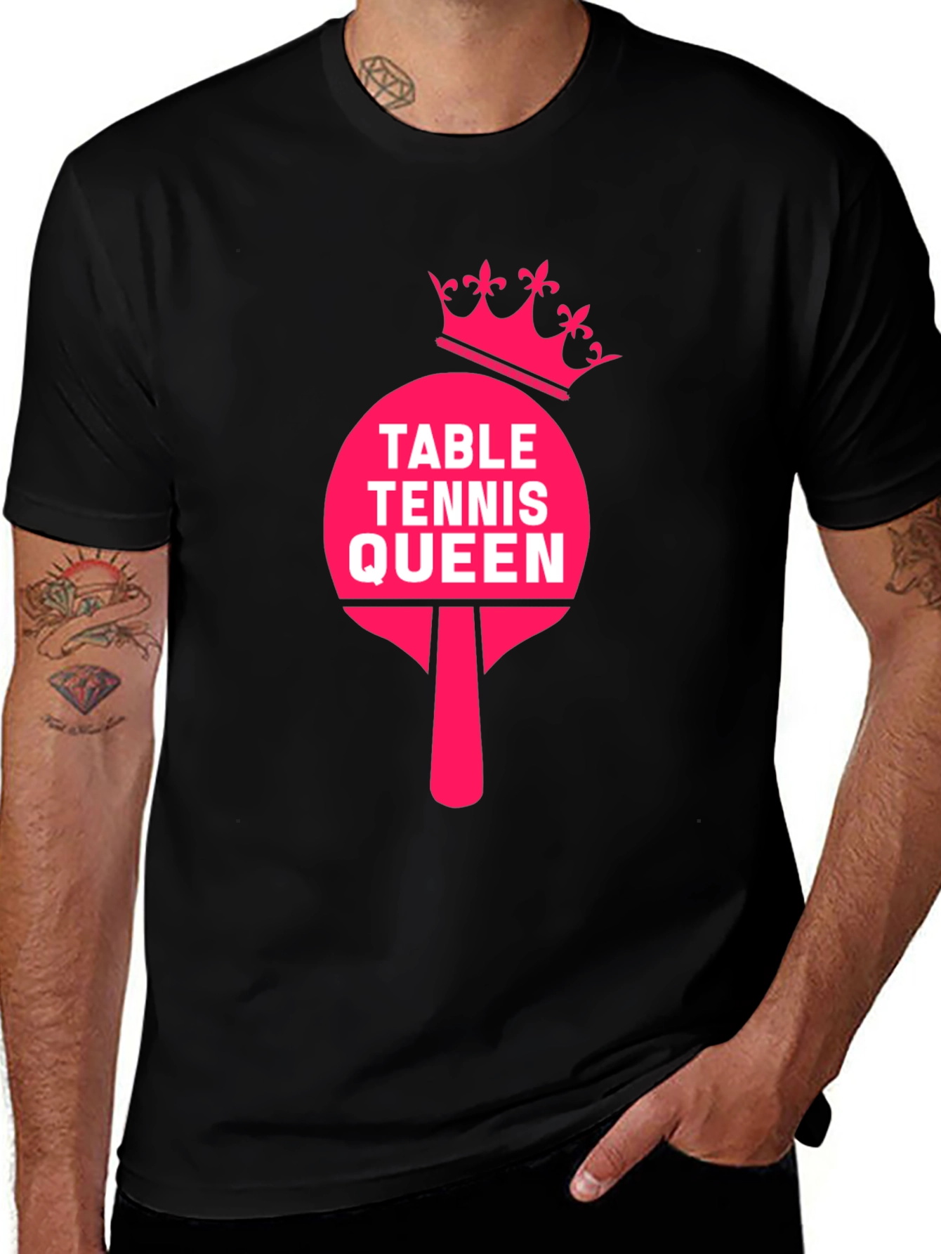 Table Tennis Queen Graphic T-Shirt