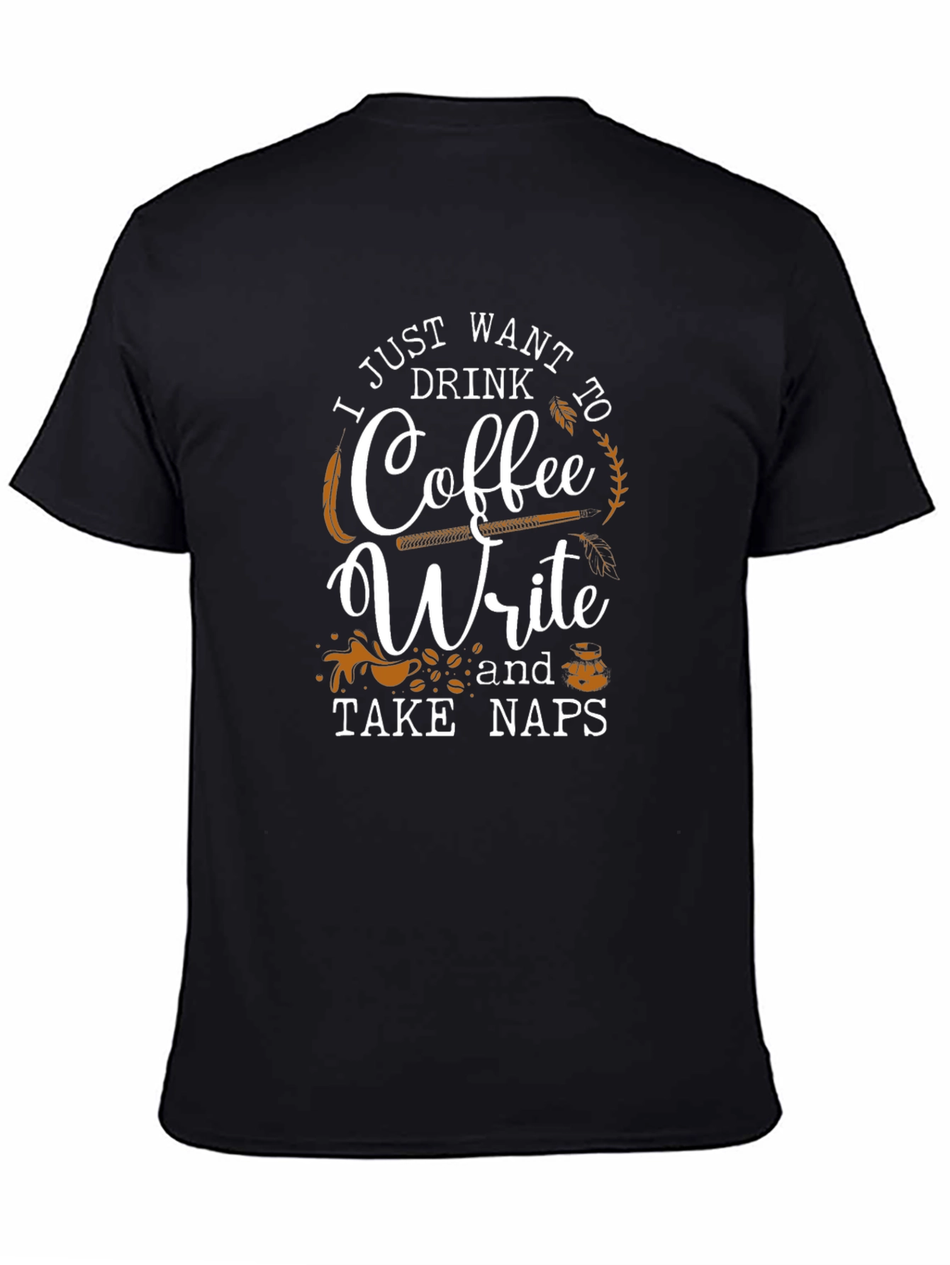Coffee Write Naps Graphic T-Shirt