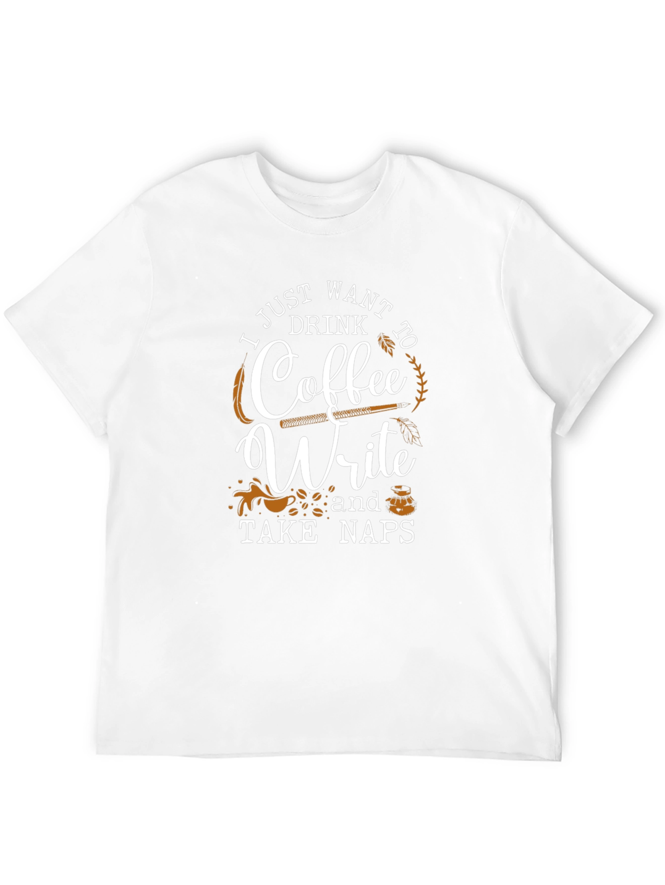 Coffee Write Naps Graphic T-Shirt