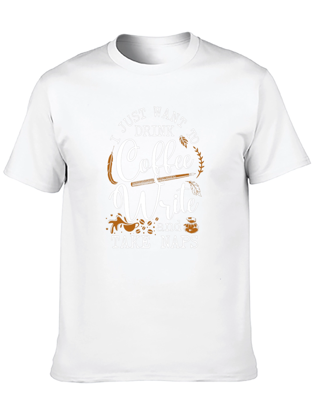 Coffee Write Naps Graphic T-Shirt