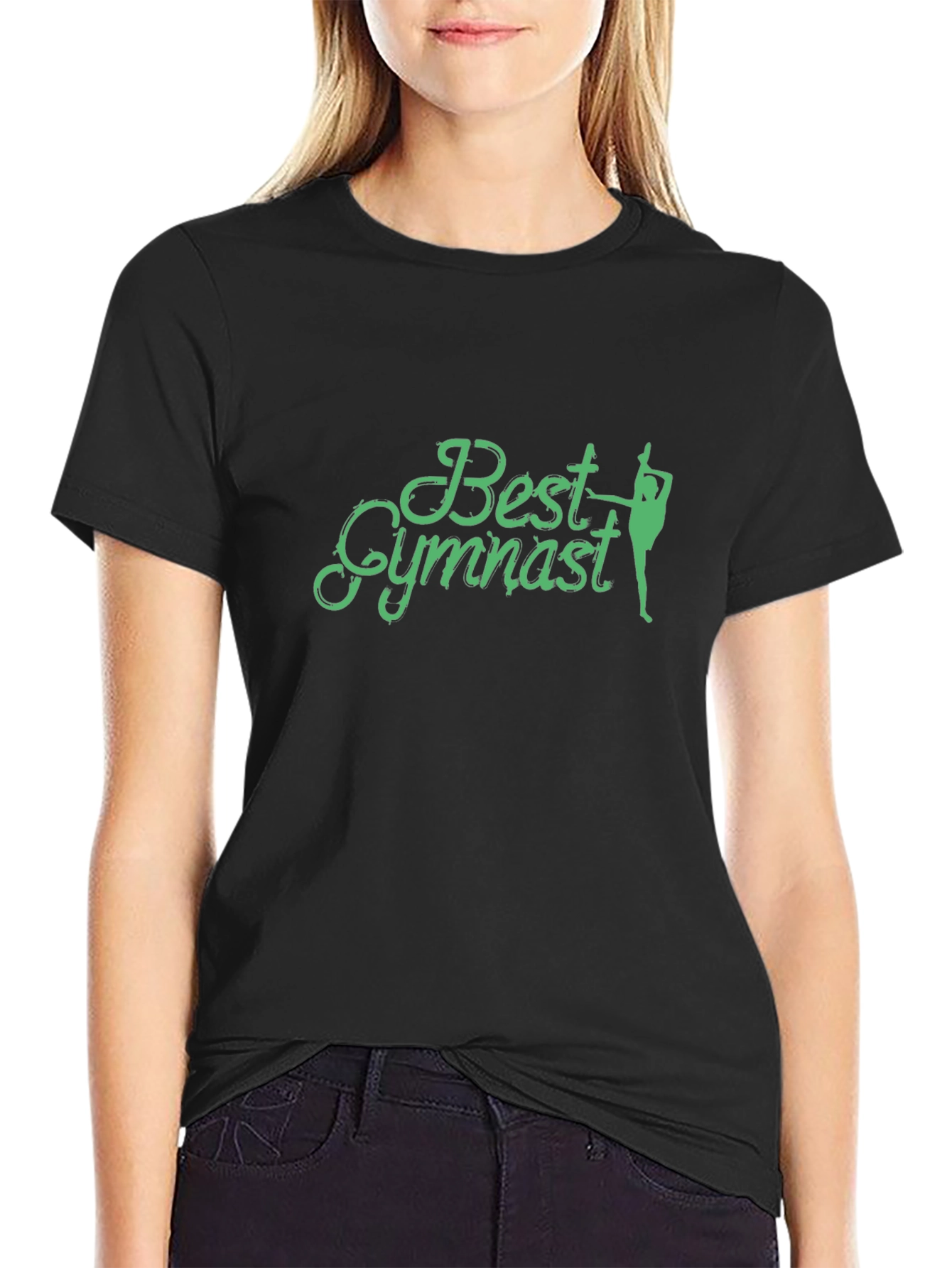 Best Gymnast Black T-Shirt