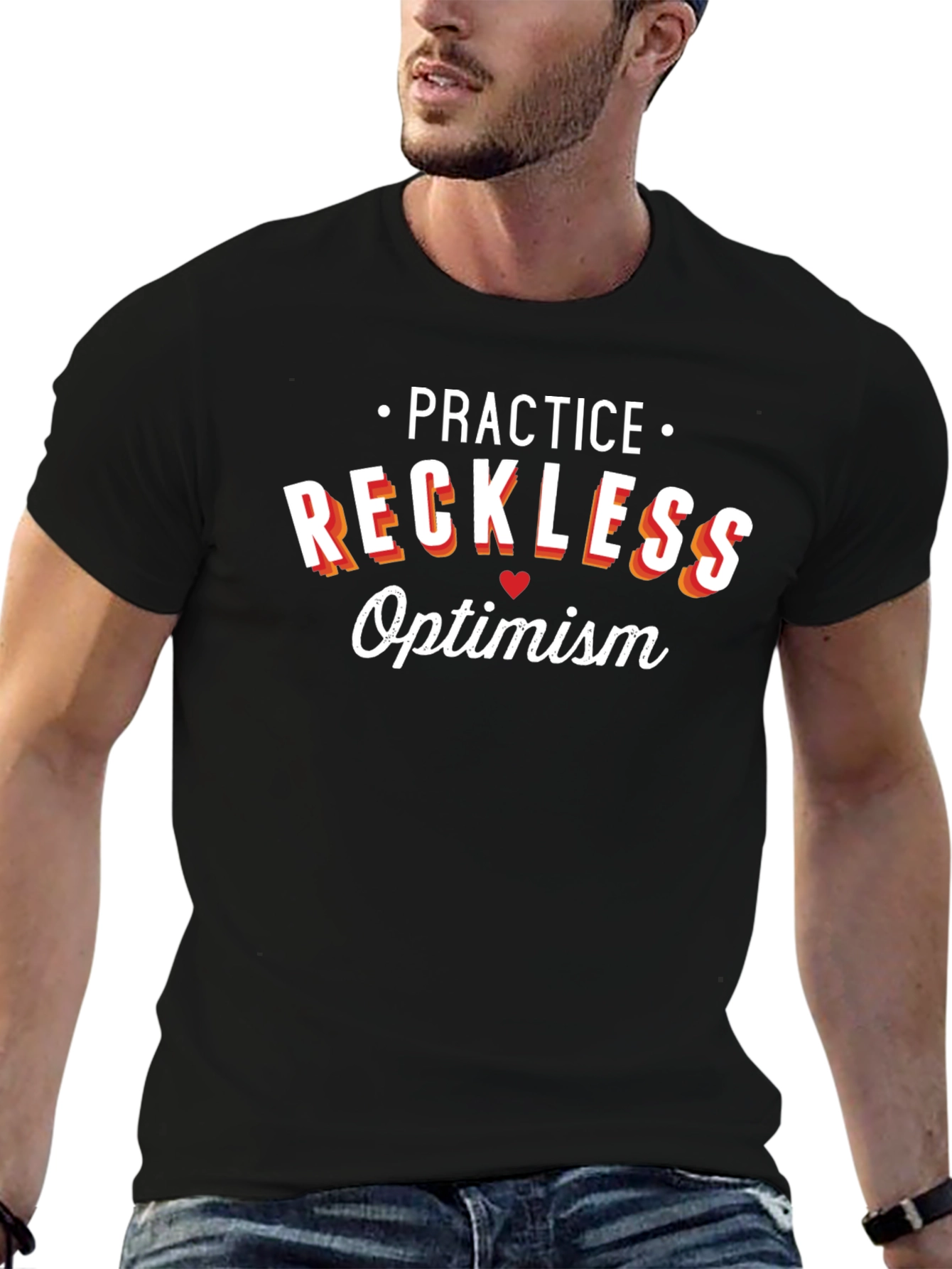 Practice Reckless Optimism Graphic T-Shirt