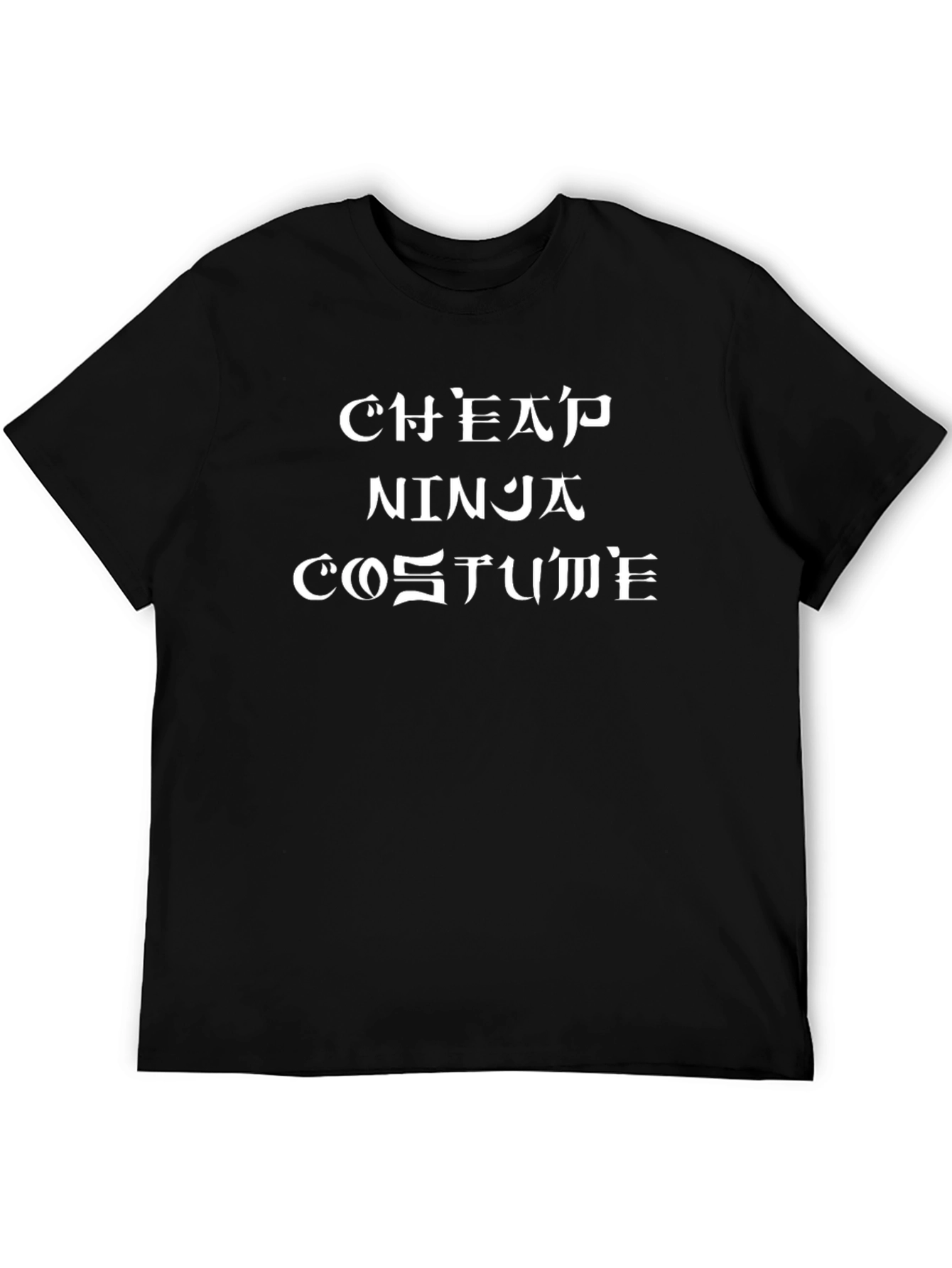 Cheap Ninja Costume T-Shirt - Funny Graphic Tee