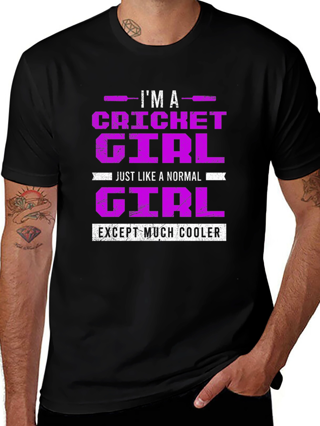 Cricket Girl T-Shirt: Cool & Unique Tee