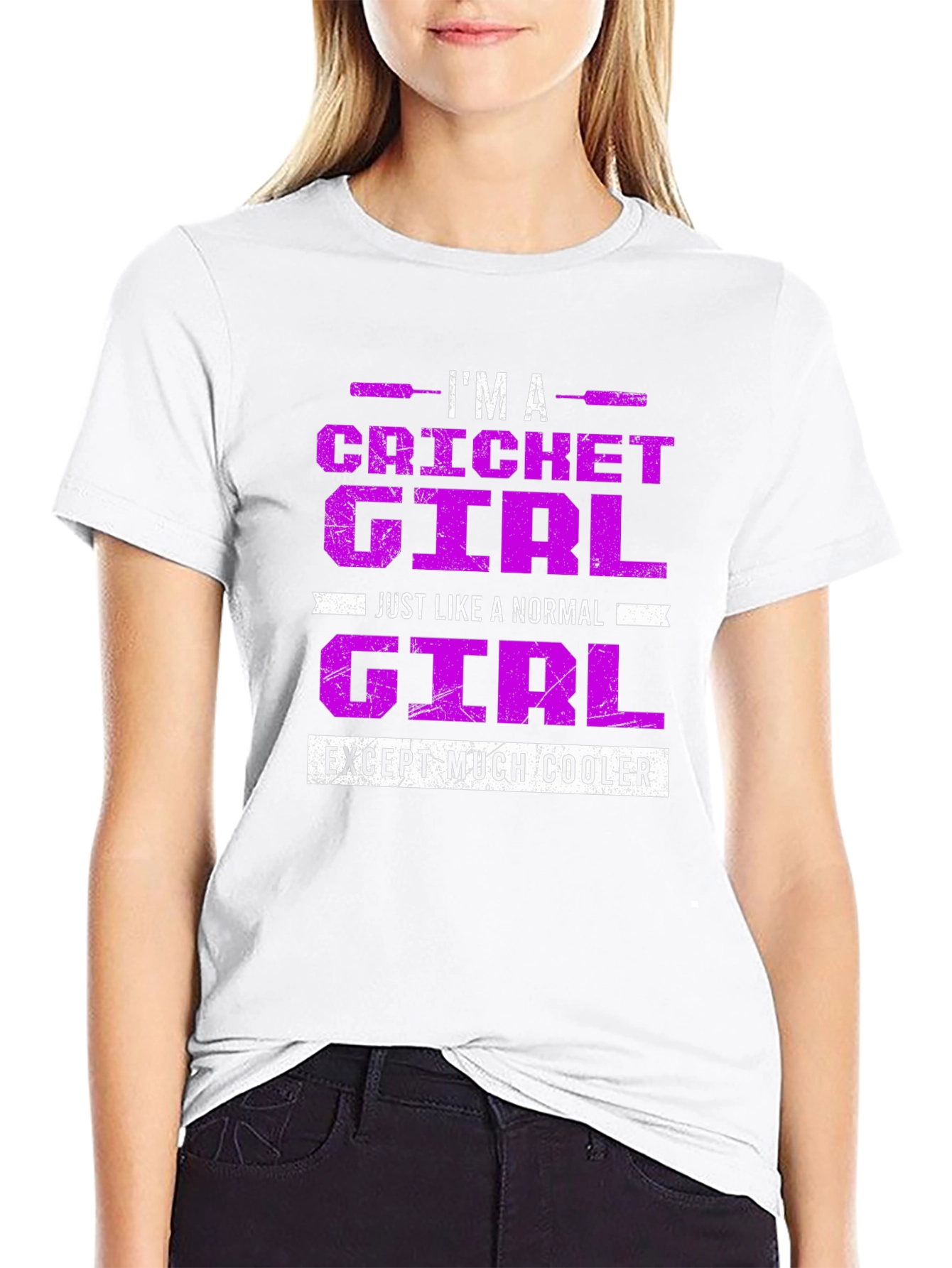 Cricket Girl T-Shirt: Cool & Unique Tee