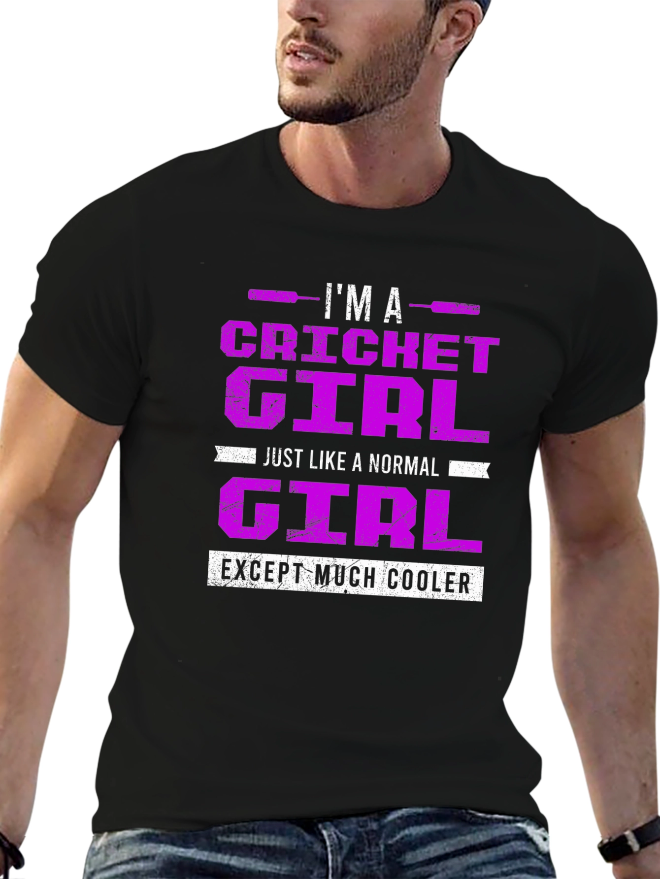 Cricket Girl T-Shirt: Cool & Unique Tee