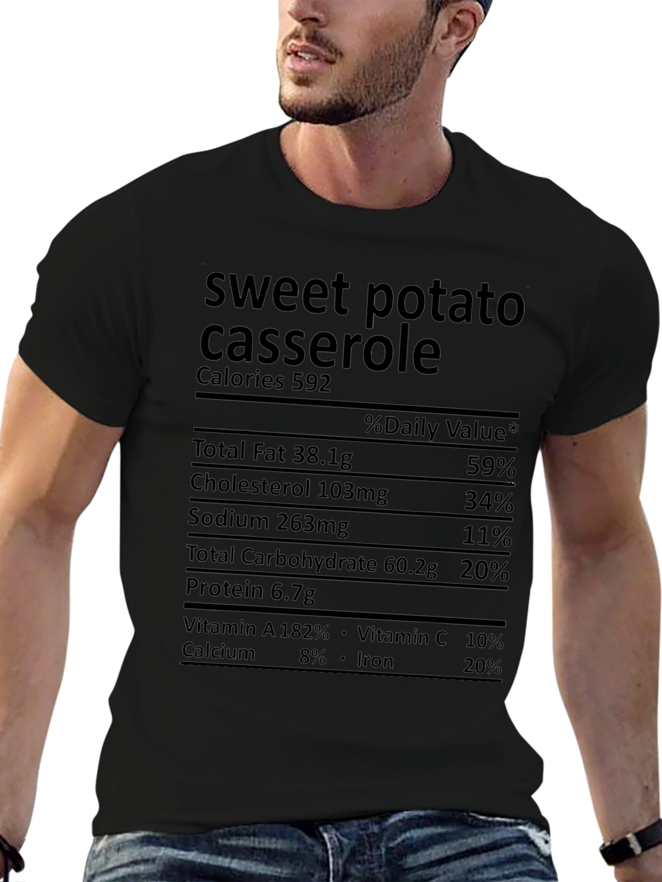 Sweet Potato Casserole Nutrition Facts T-Shirt