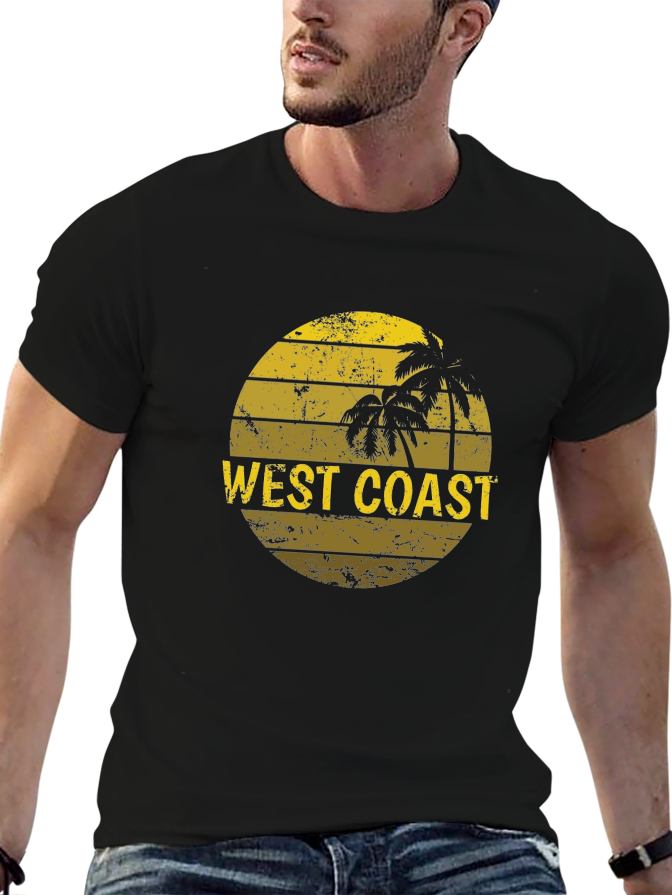 West Coast Palm Tree Graphic Tee