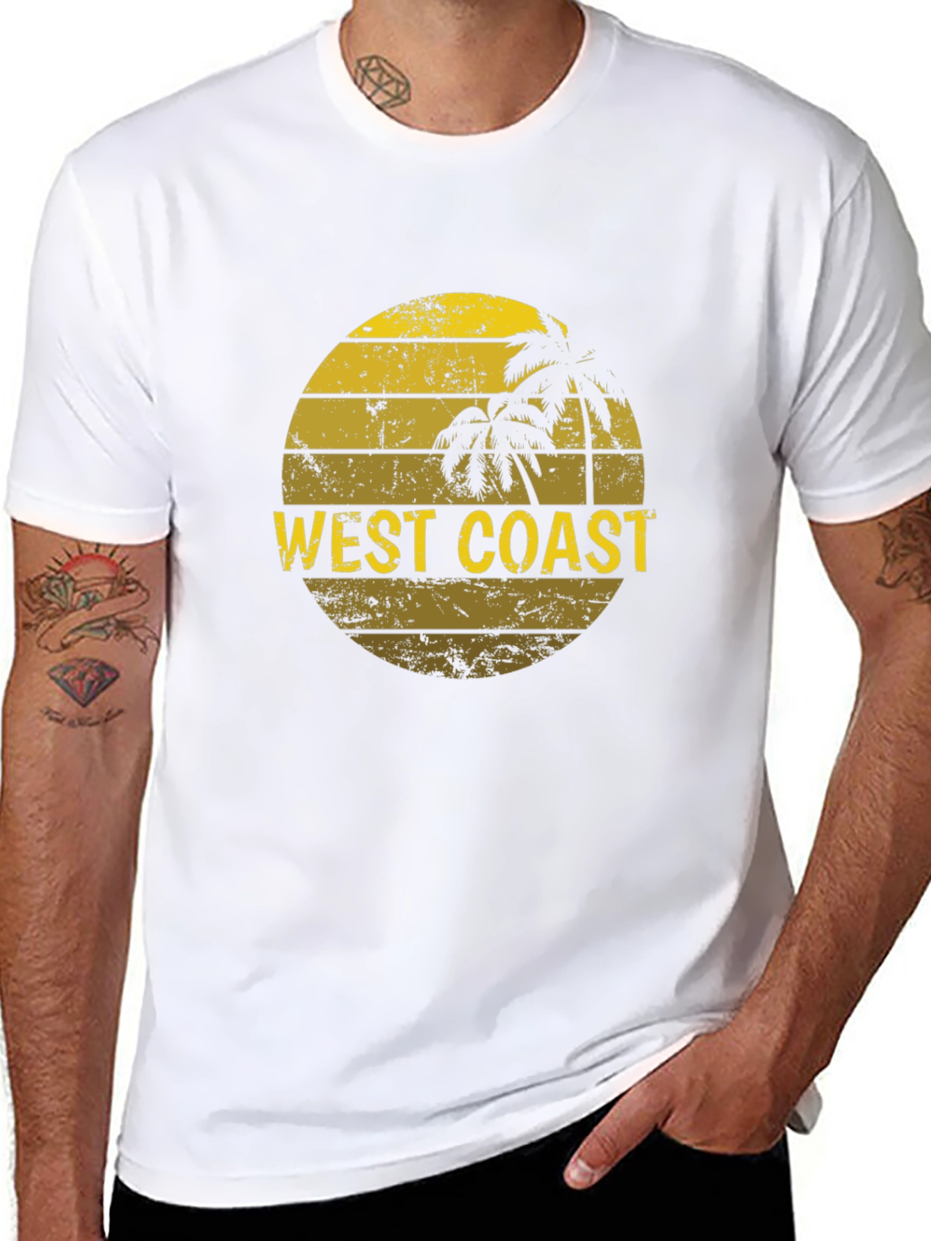 West Coast Palm Tree Graphic Tee