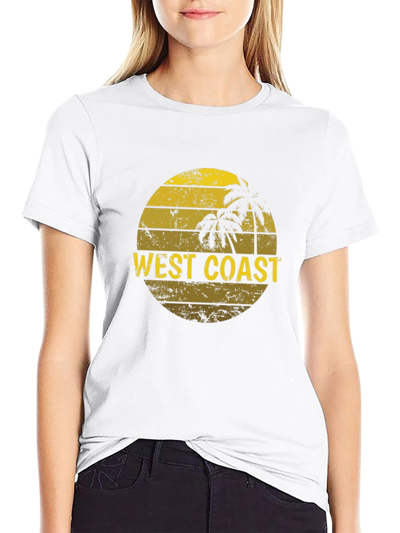 West Coast Palm Tree Graphic Tee