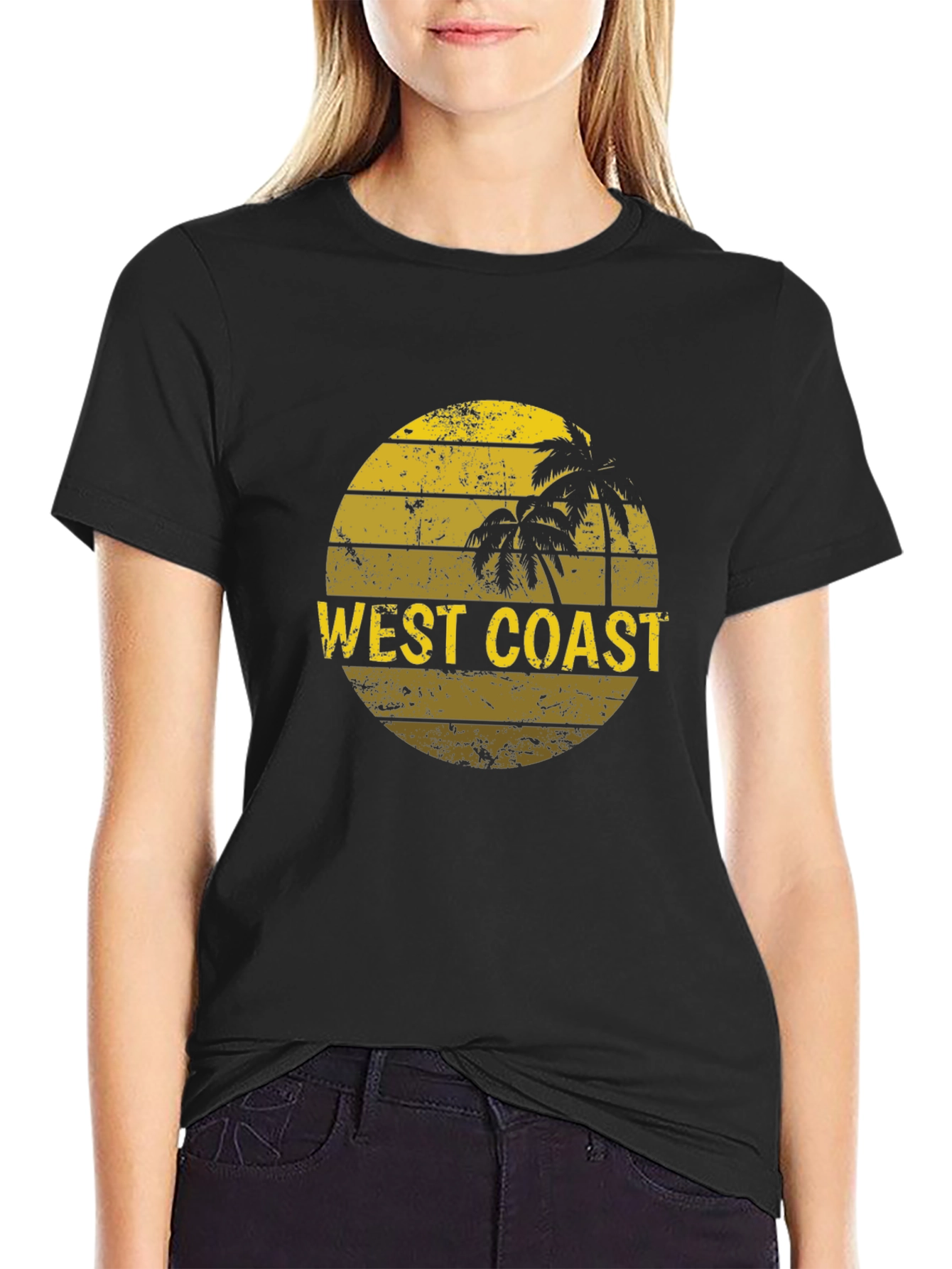 West Coast Palm Tree Graphic Tee