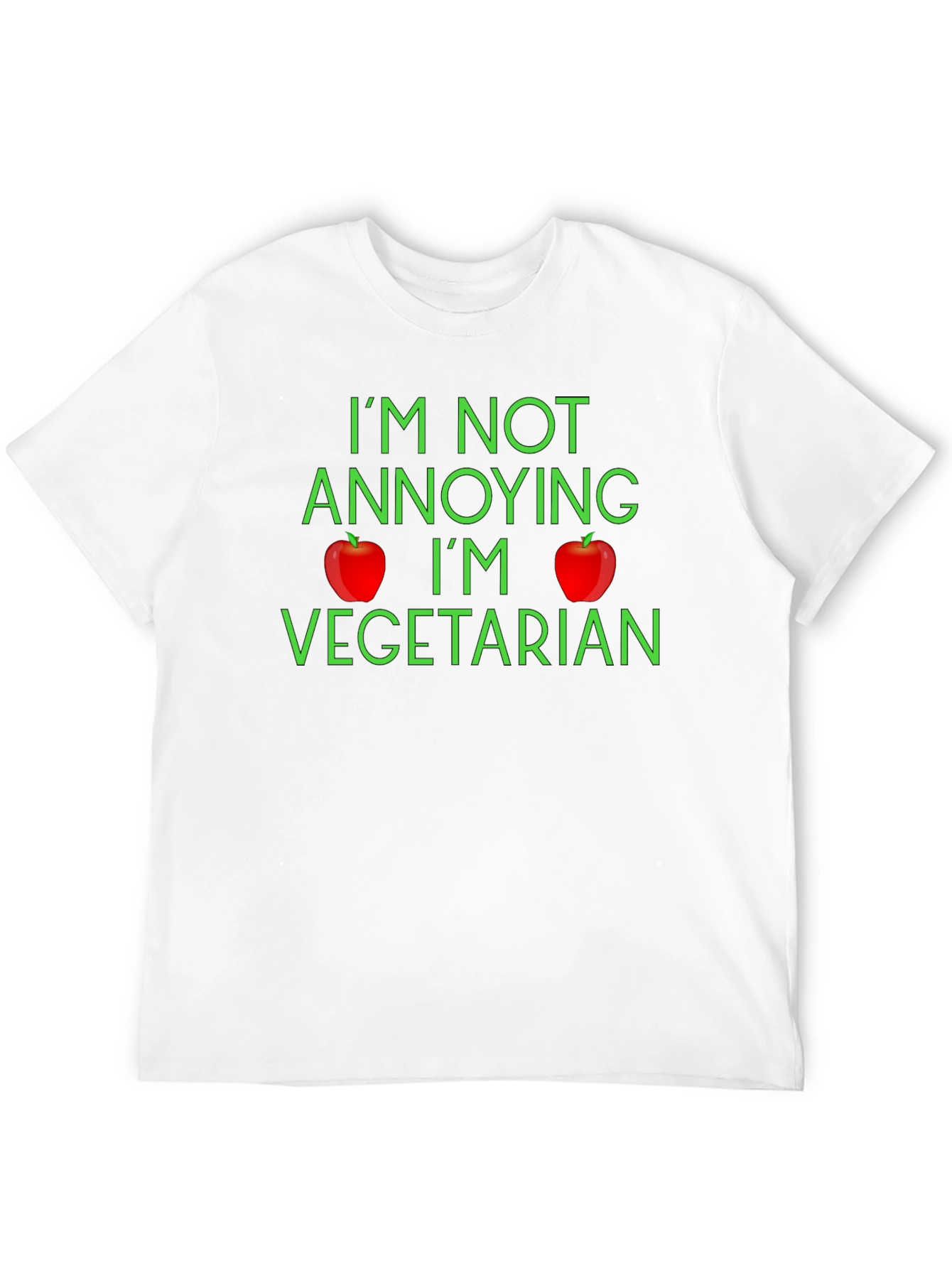 Funny Vegetarian T-Shirt - Im Not Annoying